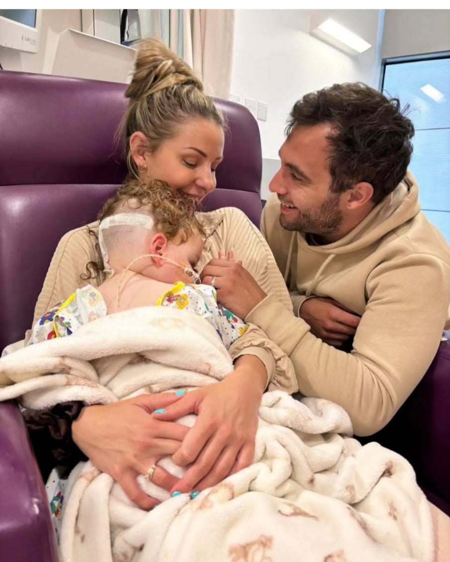 Frank started a course of proton beam therapy at University College London Hospital (UCLH) in June 2024