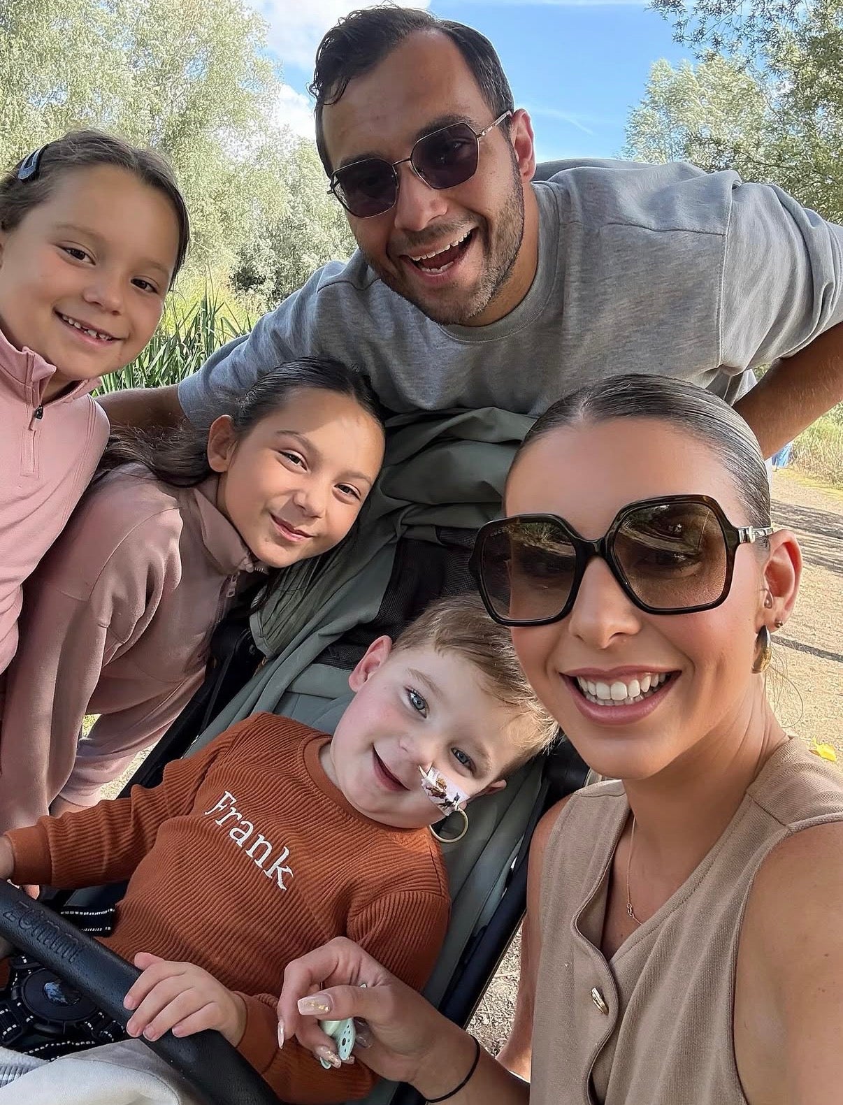 Emily, Josh, and Frank are supporting Gosh Charity’s launch of three sculptures at Queen Elizabeth Olympic Park
