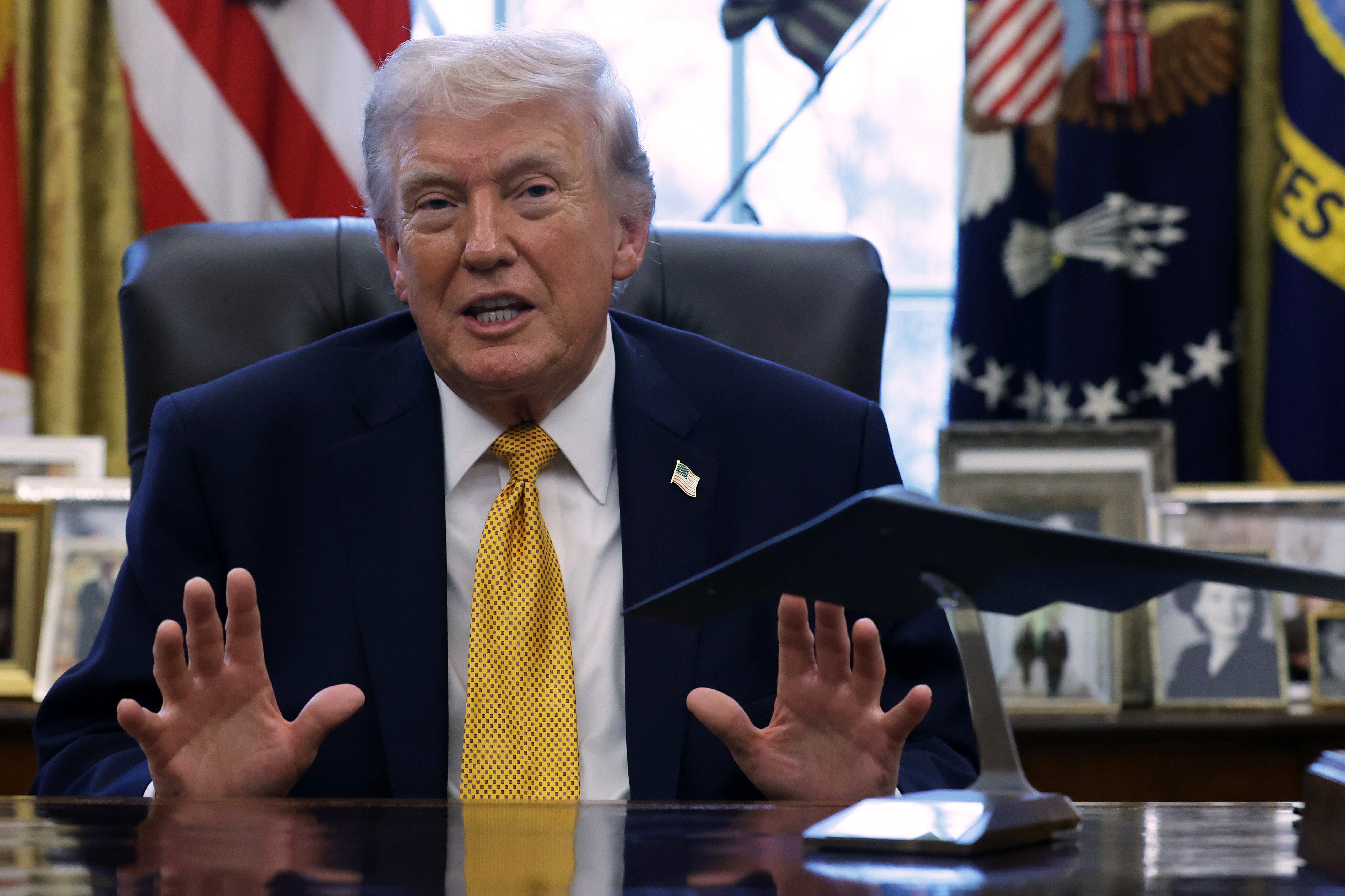 Trump said no one could have predicted Iranian attacks on other Middle Eastern countries. His advisers had warned him