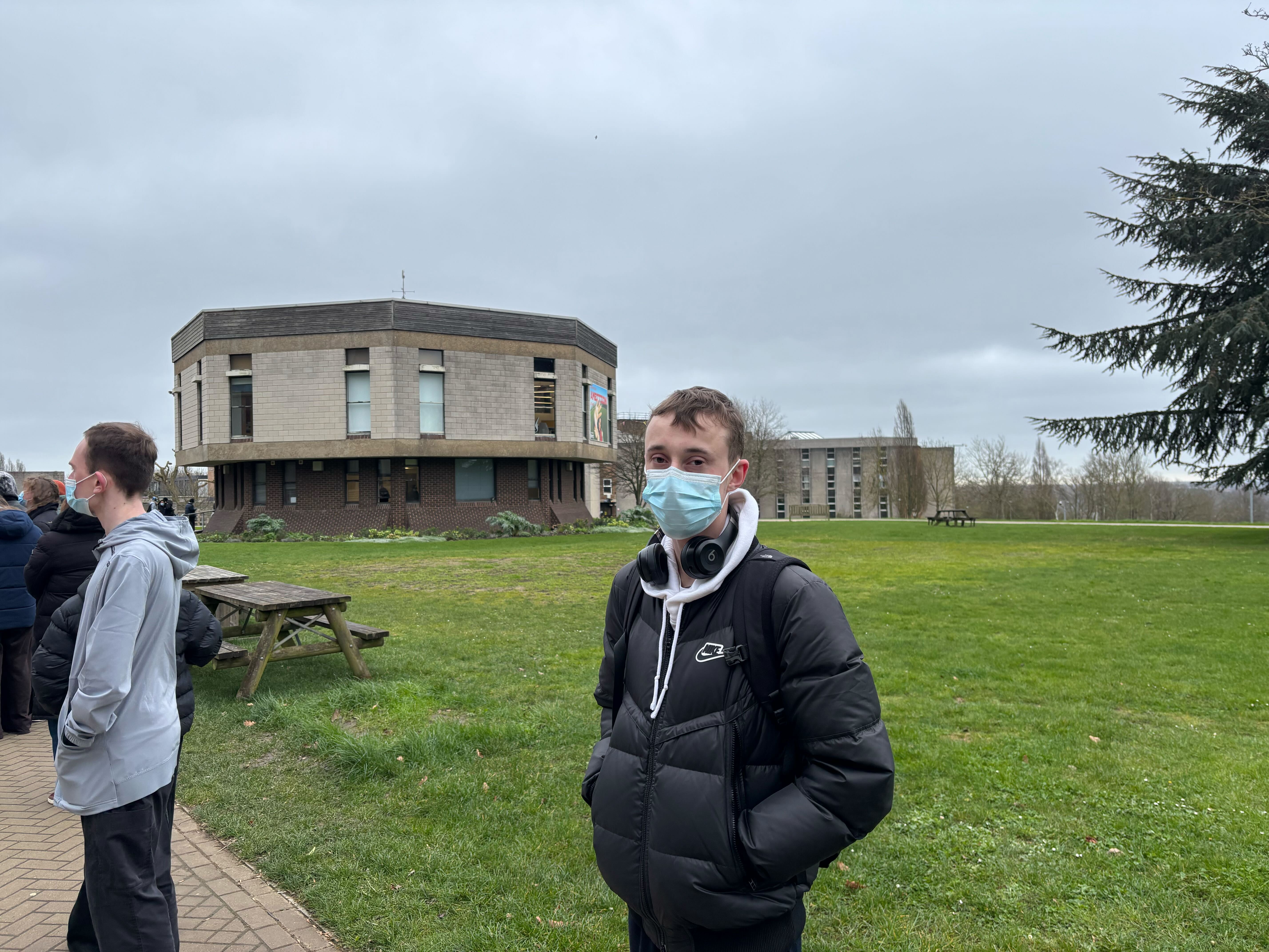 Harvey Bennett says the queue feels ‘like we’re back in Covid’