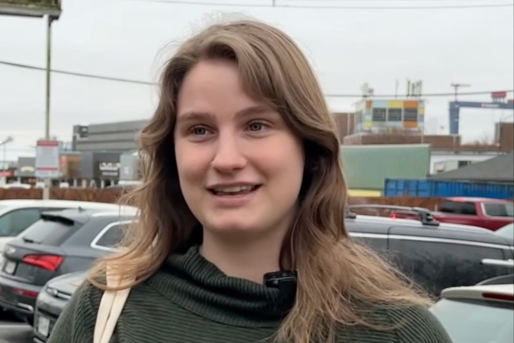 Olivia Delgado is offering a $300 reward to anyone who bought the dress at the thrift store in Canada