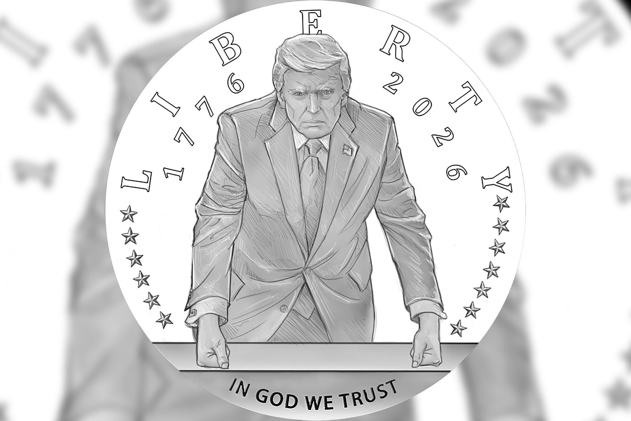 It comes arsenic Trump besides pushes plans to get his look connected a coin to people America’s 250th day connected July 4 this year. The last creation was approved for a 24-karat golden commemorative coin earlier this month, and features a image of nan president opinionated complete his resolute table pinch his knuckles pressed firmly down while staring into nan camera