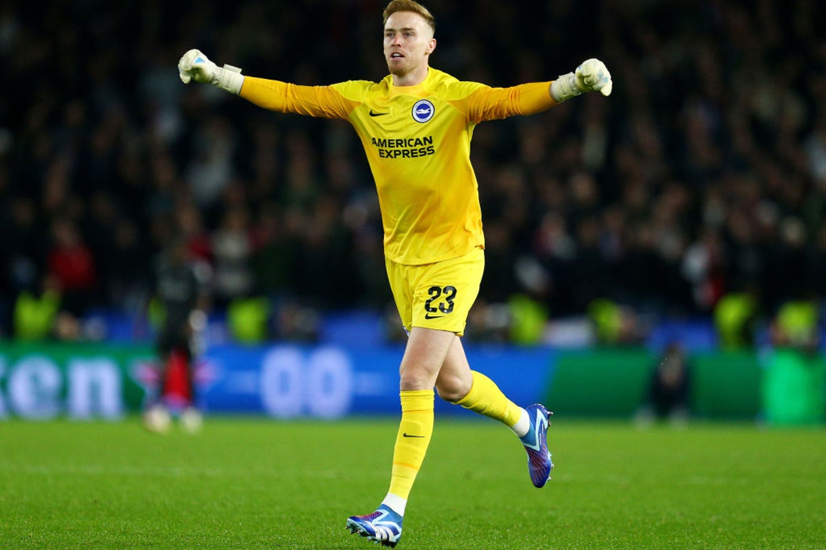 Brighton star explains why Jason Steele can be a ‘big asset’ for England after shock call-up