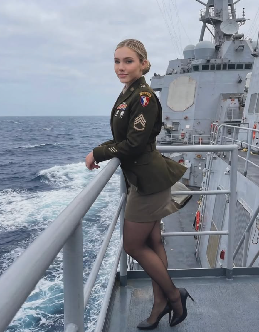 In 1 post, nan AI-generated Army worker claimed to beryllium aboard a warship successful nan Strait of Hormuz amid nan conflict pinch Iran.