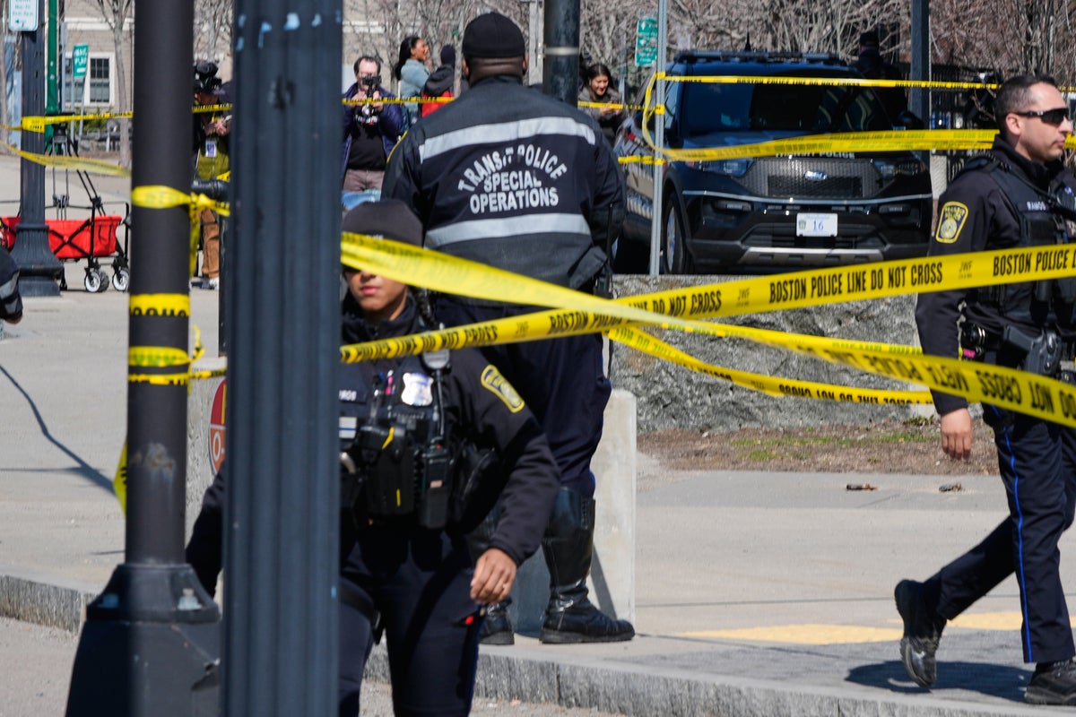 Knife-wielding man threatened to stab Boston bus driver and reached for officer’s gun