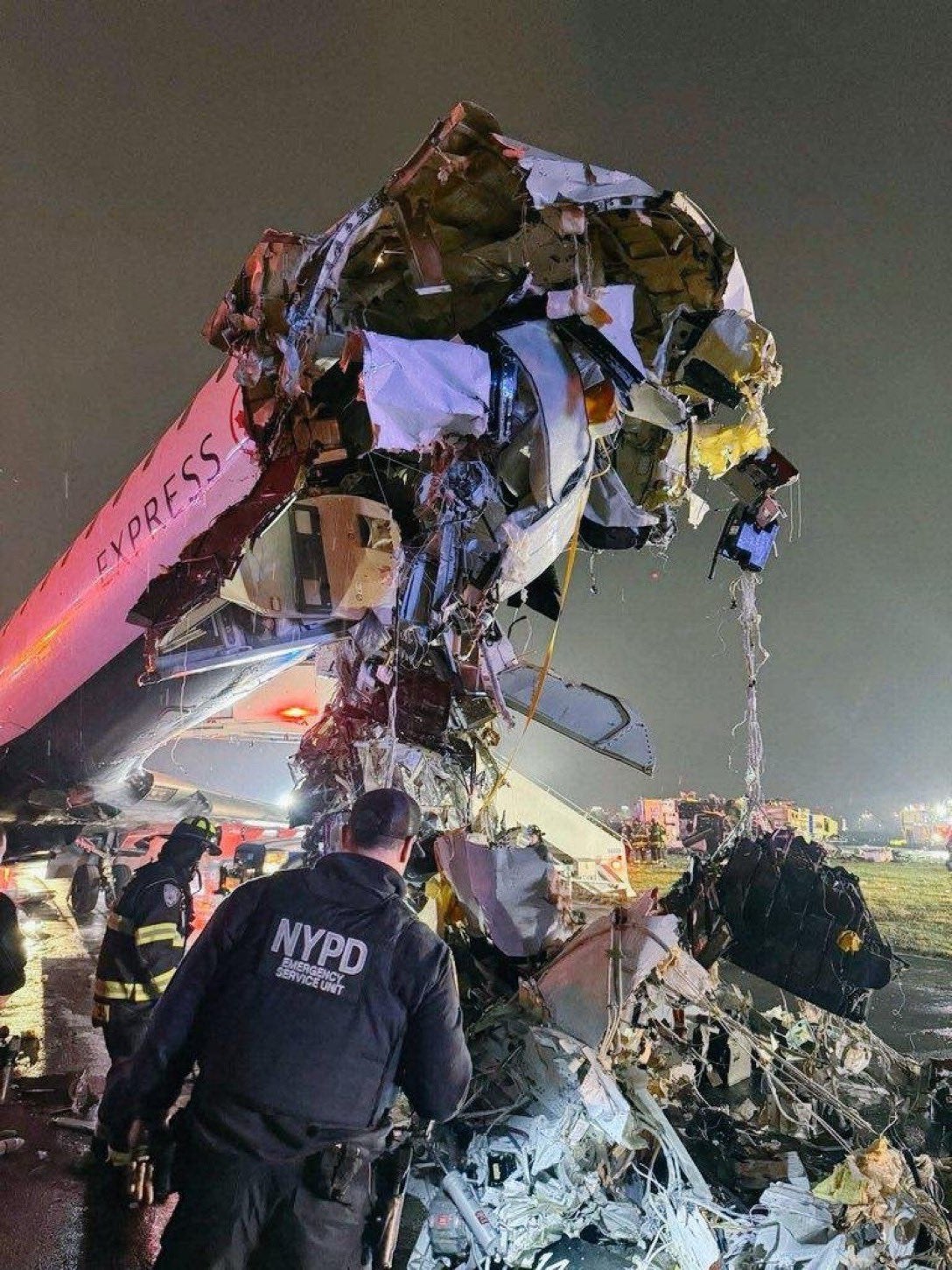 The Air Canada formation from Montreal carrying 76 passengers collapsed into a Port Authority occurrence motortruck connected nan runway astatine nan Queens airdrome precocious Sunday. Two group were killed successful nan collision