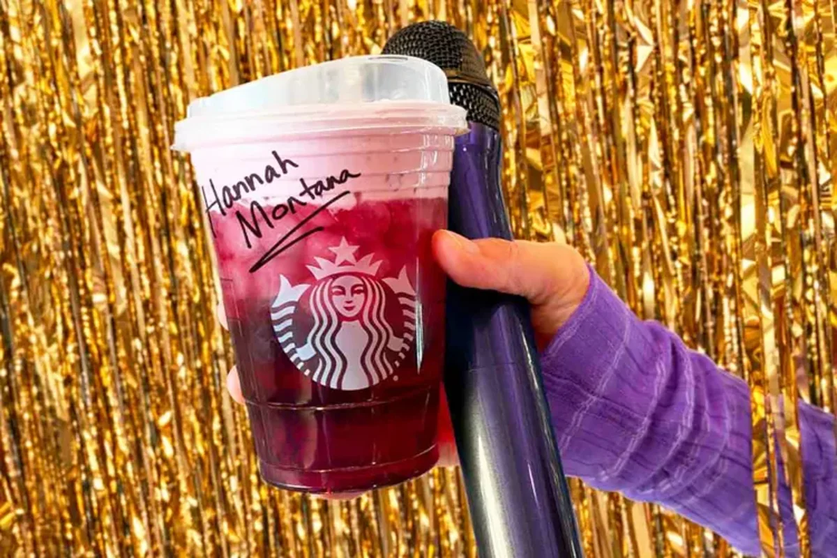 Hannah Montana fans roast Starbucks for themed drink’s ironic flavor: ‘Everybody makes mistakes’