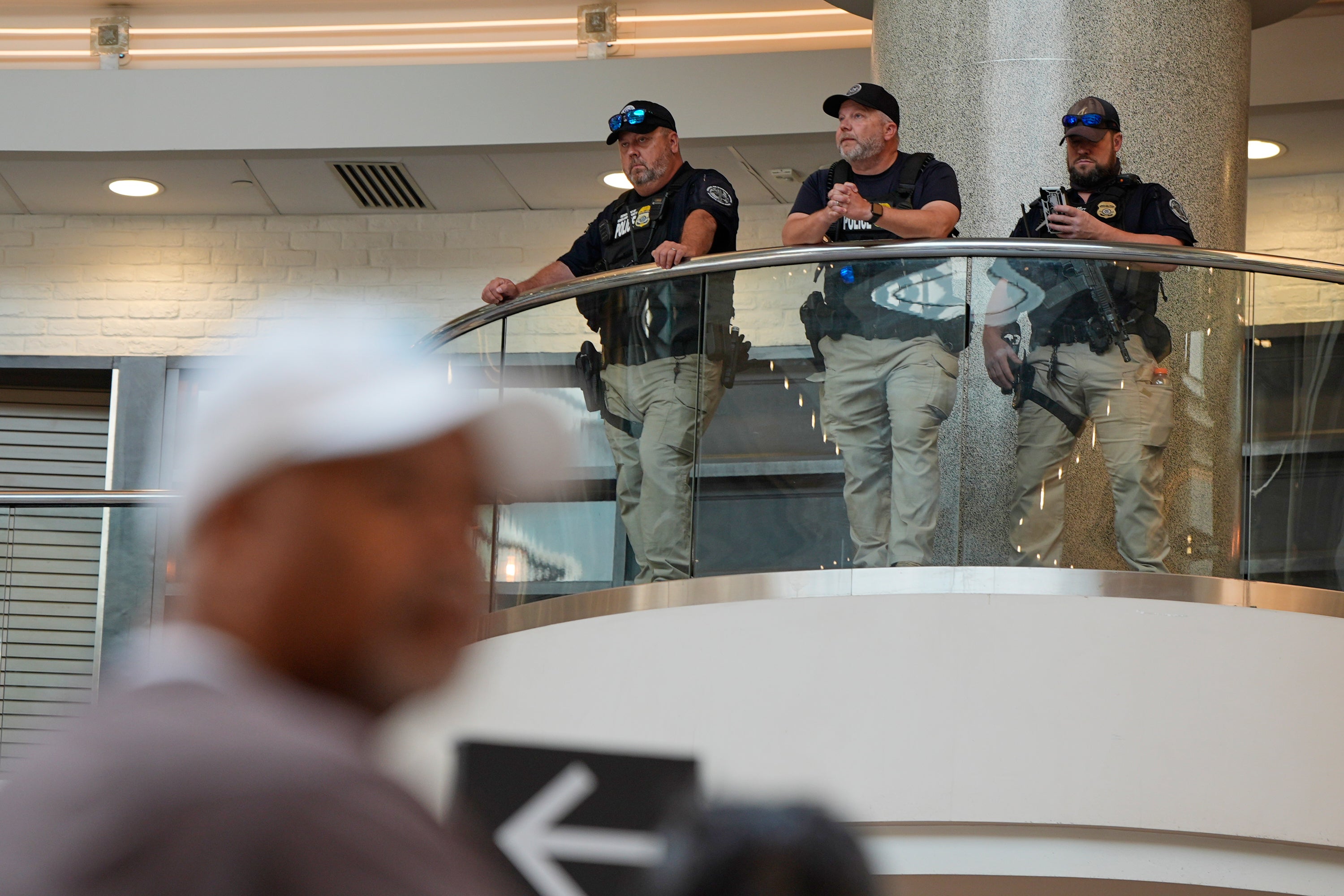 ICE agents were deployed to much than a twelve US airports March 23 to thief relieve TSA, though nan officers were location mostly to patrol terminals