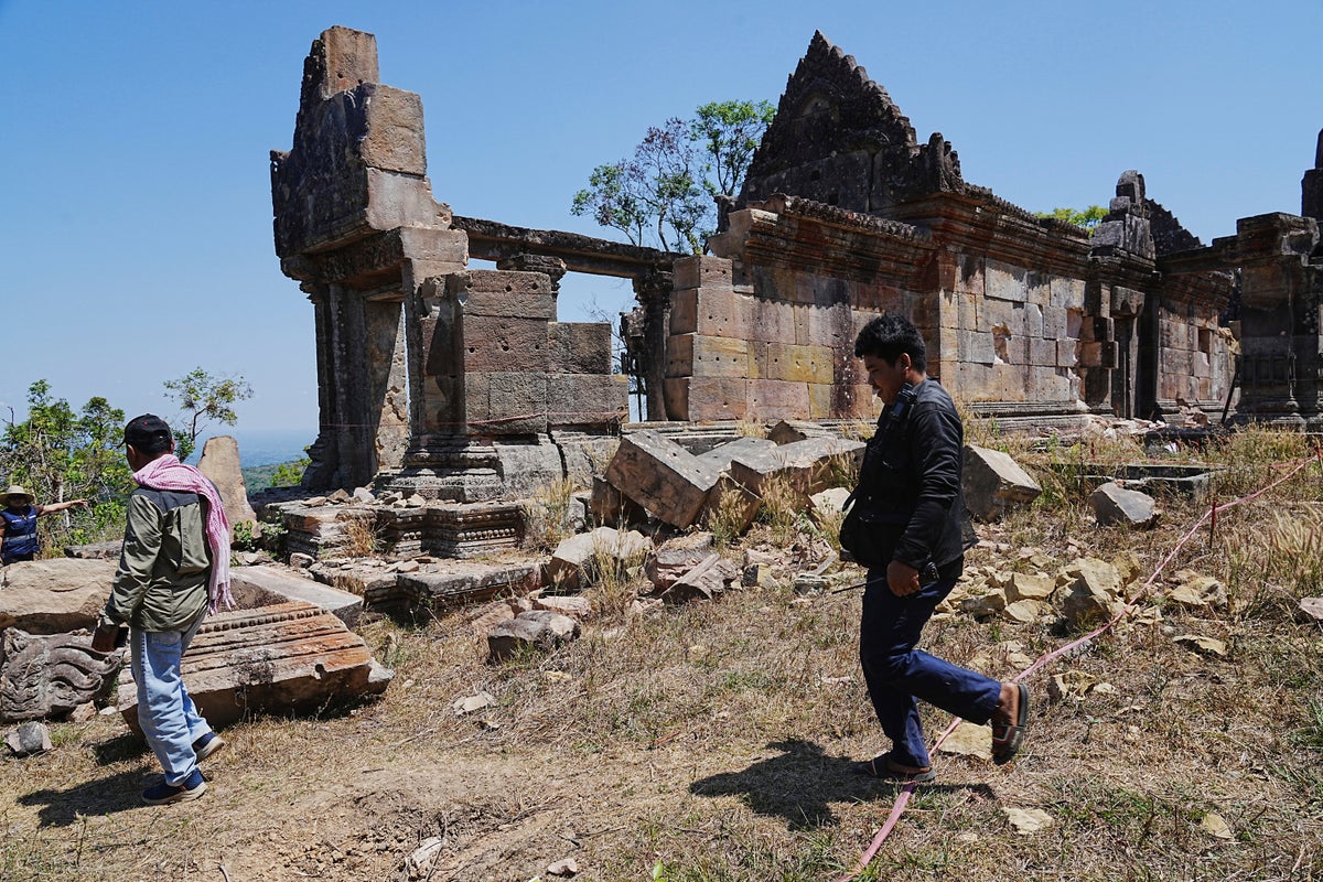 Cambodia-Thailand border clashes leave 1,000-year-old temple in danger of collapse
