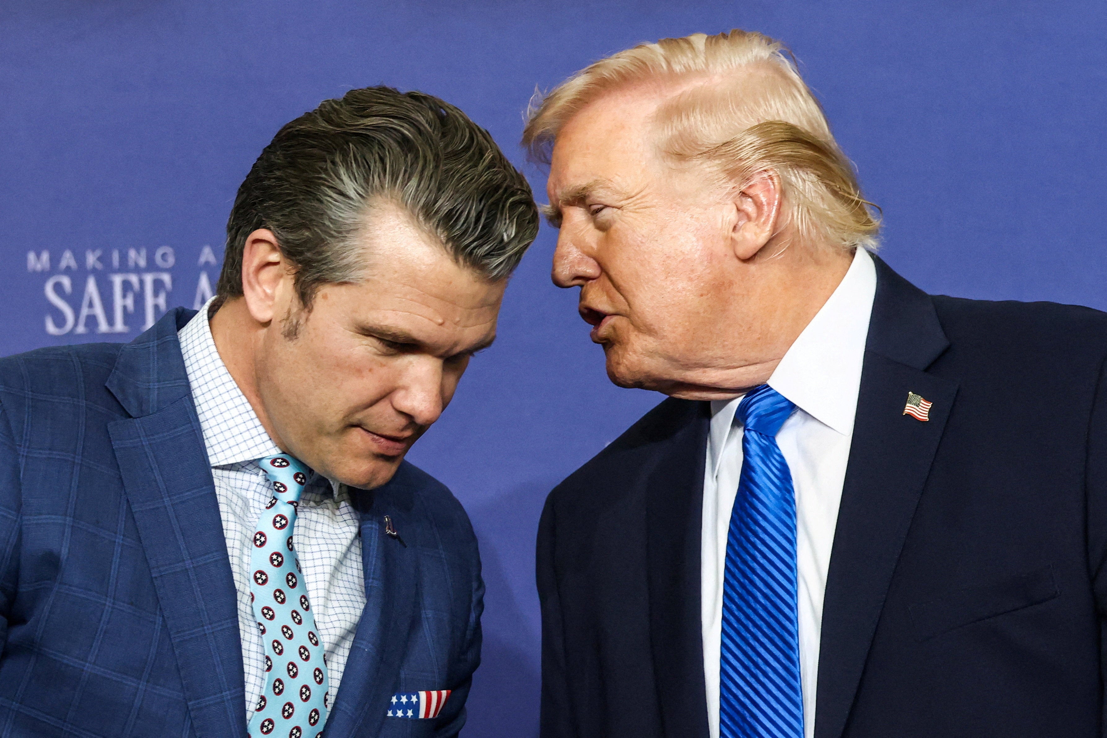 Trump says Hegseth was the ‘first one to speak up’ in favor of Iran War in latest shift