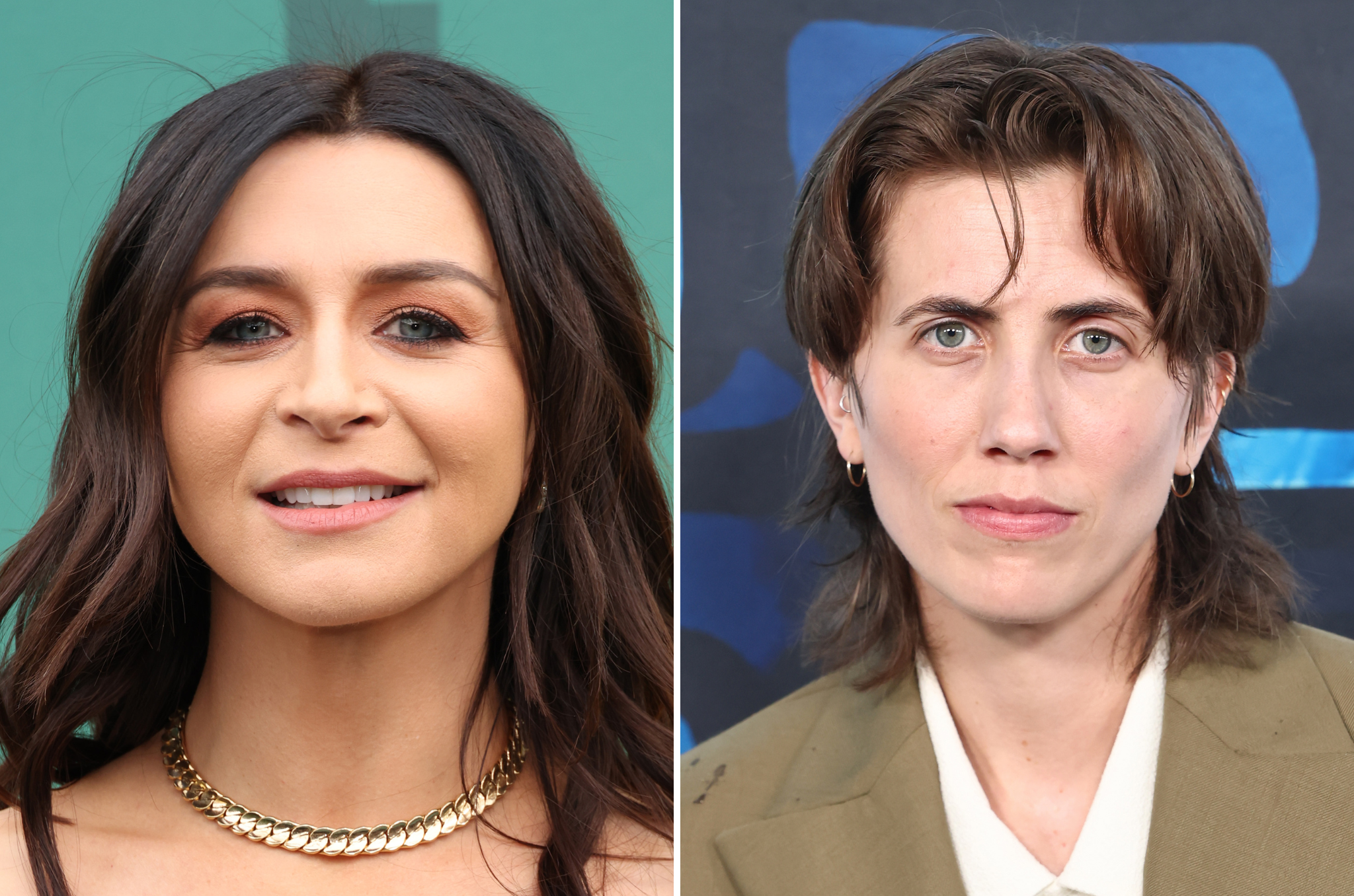 (L-R) Caterina Scorsone and E.R. Fightmaster portrayed on-screen lovers, Dr. Amelia Shepherd and Dr. Kai Bartley, on 'Grey's Anatomy'