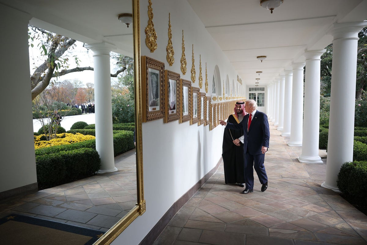 Trump’s newest White House makeover? Adding black flooring to the famed walkway to the Oval Office
