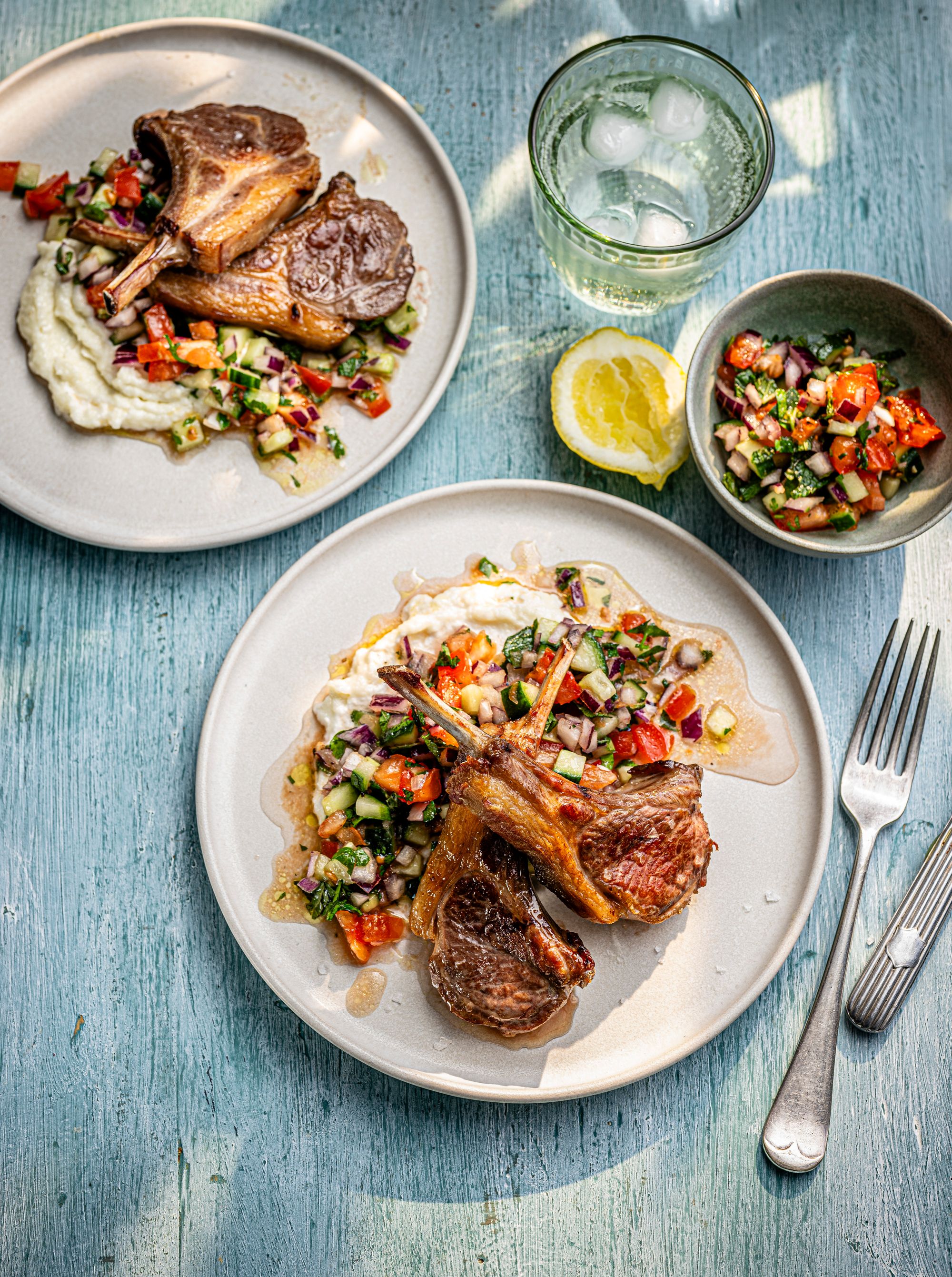 A sharp, garlicky hit of toum cuts through rich lamb, exactly the kind of contrast modern roasts lean on