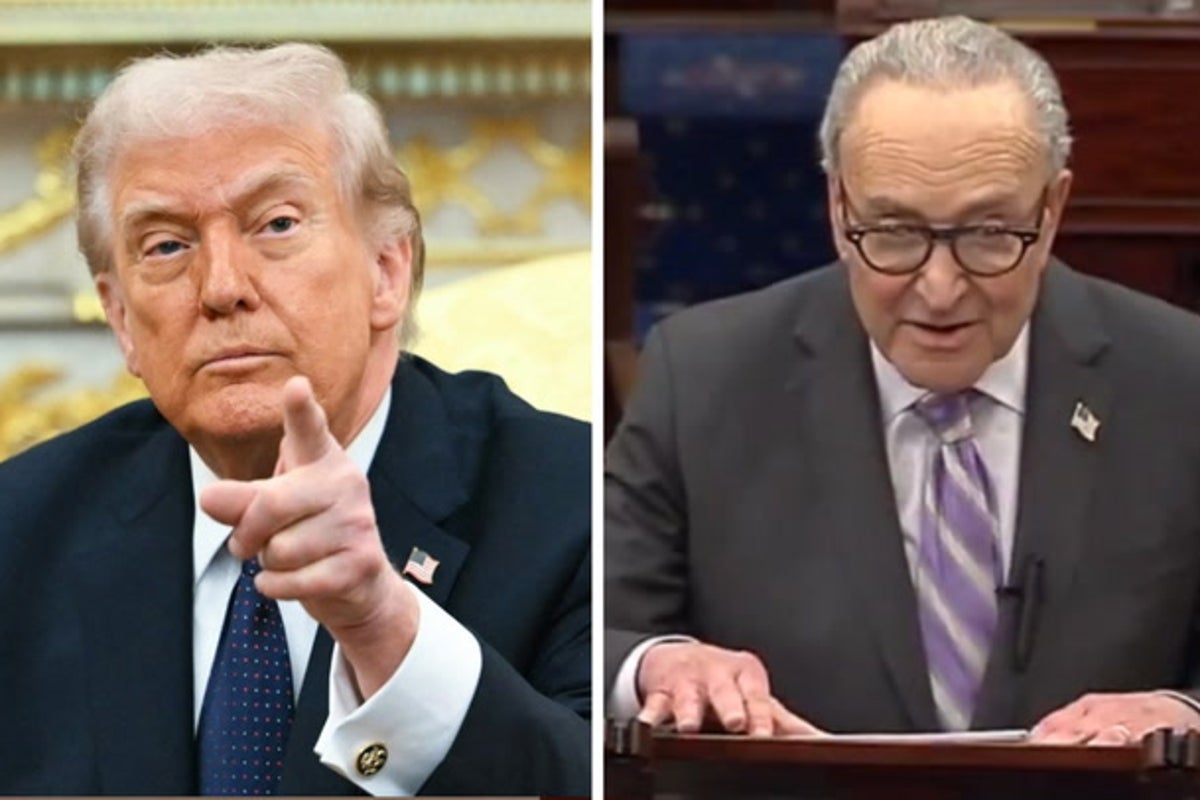 ‘Unhinged’ Trump has ‘unchecked power’ and world ‘holds its breath’ with each tweet, says Schumer in call for war powers vote