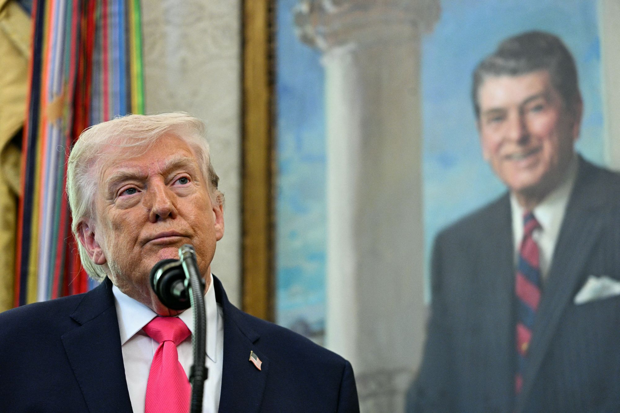 Trump’s approval rating falls to record low following surging fuel prices and war with Iran, poll shows