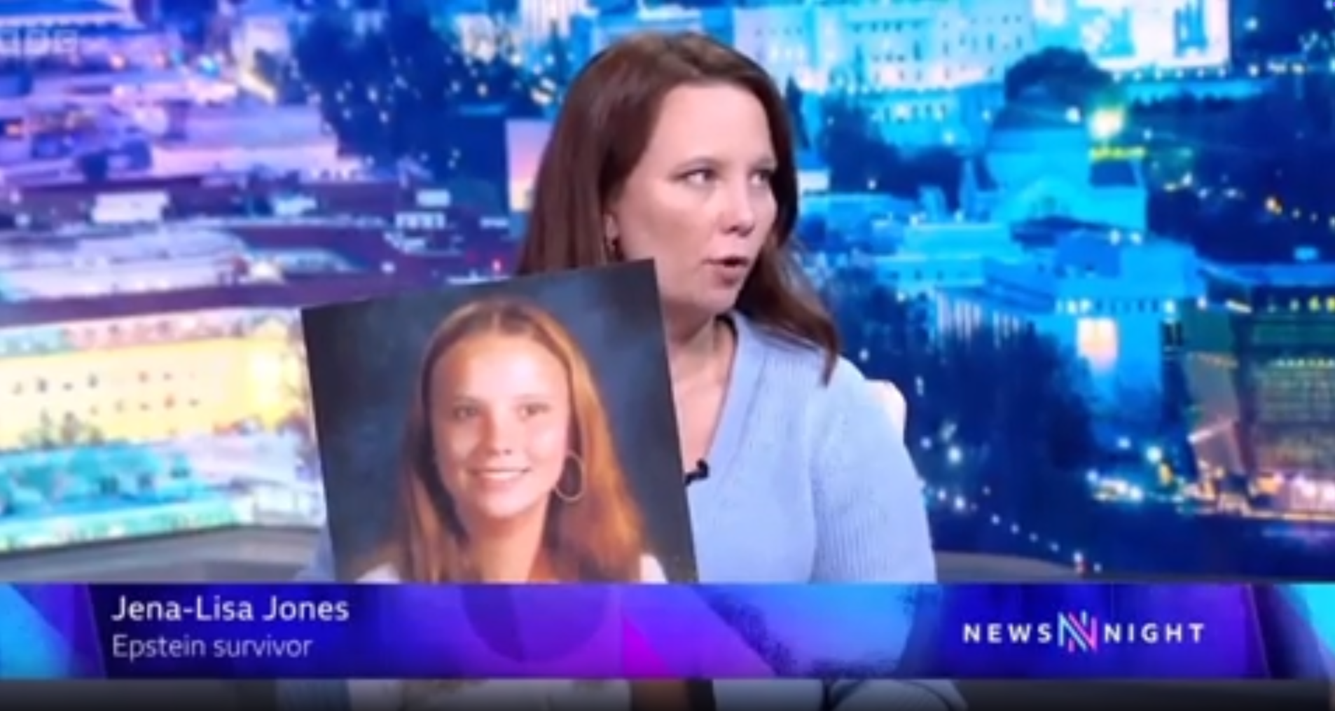 Jena-Lisa Jones said movingly astir nan enduring effect Epstein’s maltreatment had had connected her big life, saying it had led her down ‘a very acheronian way for rather immoderate years’