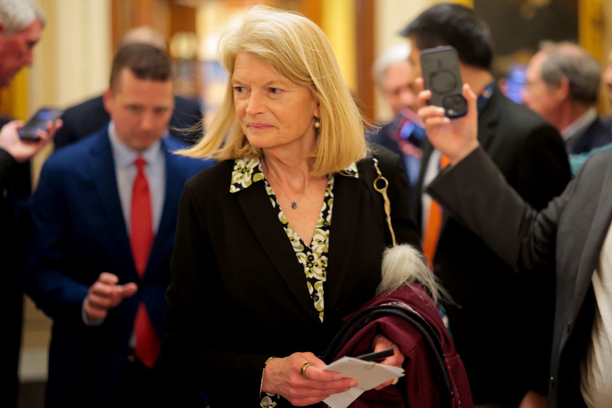 Alaska Senator Lisa Murkowski indicated she still had unanswered questions from Means