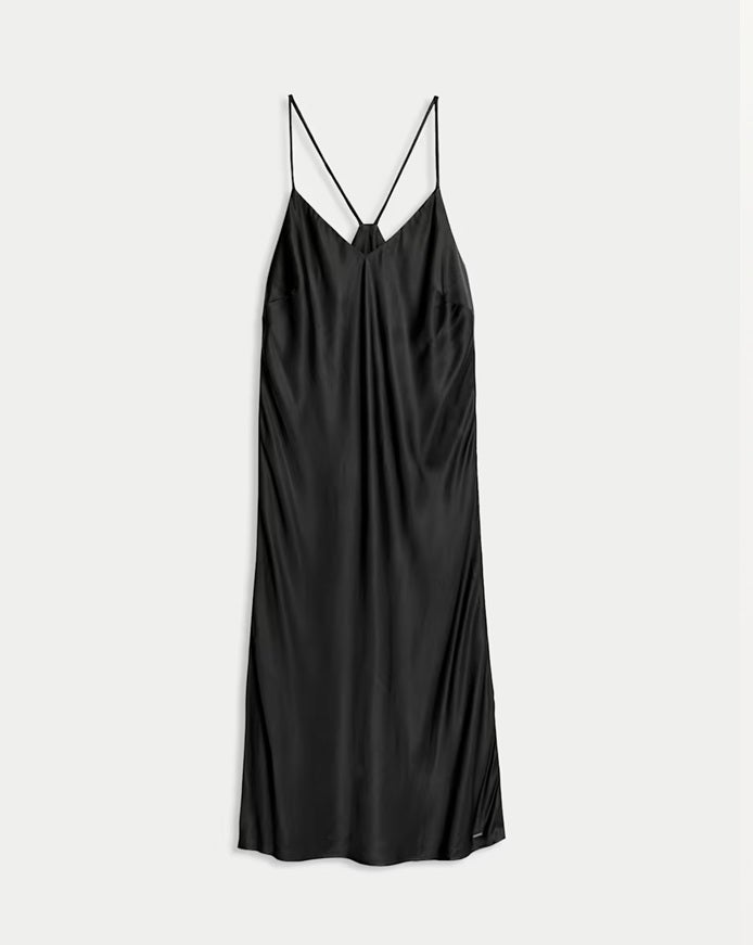 M&S Autograph Satin Strappy Long Chemise, £35