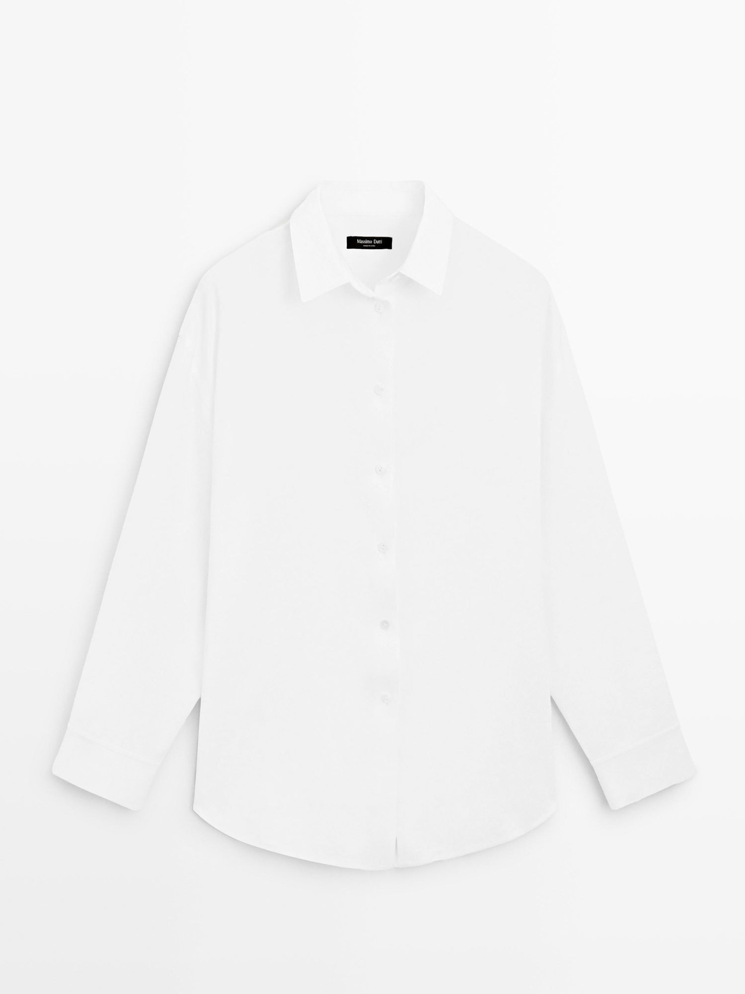 Massimo Dutti Flowing Total Look Linen Blend Shirt, £69.95