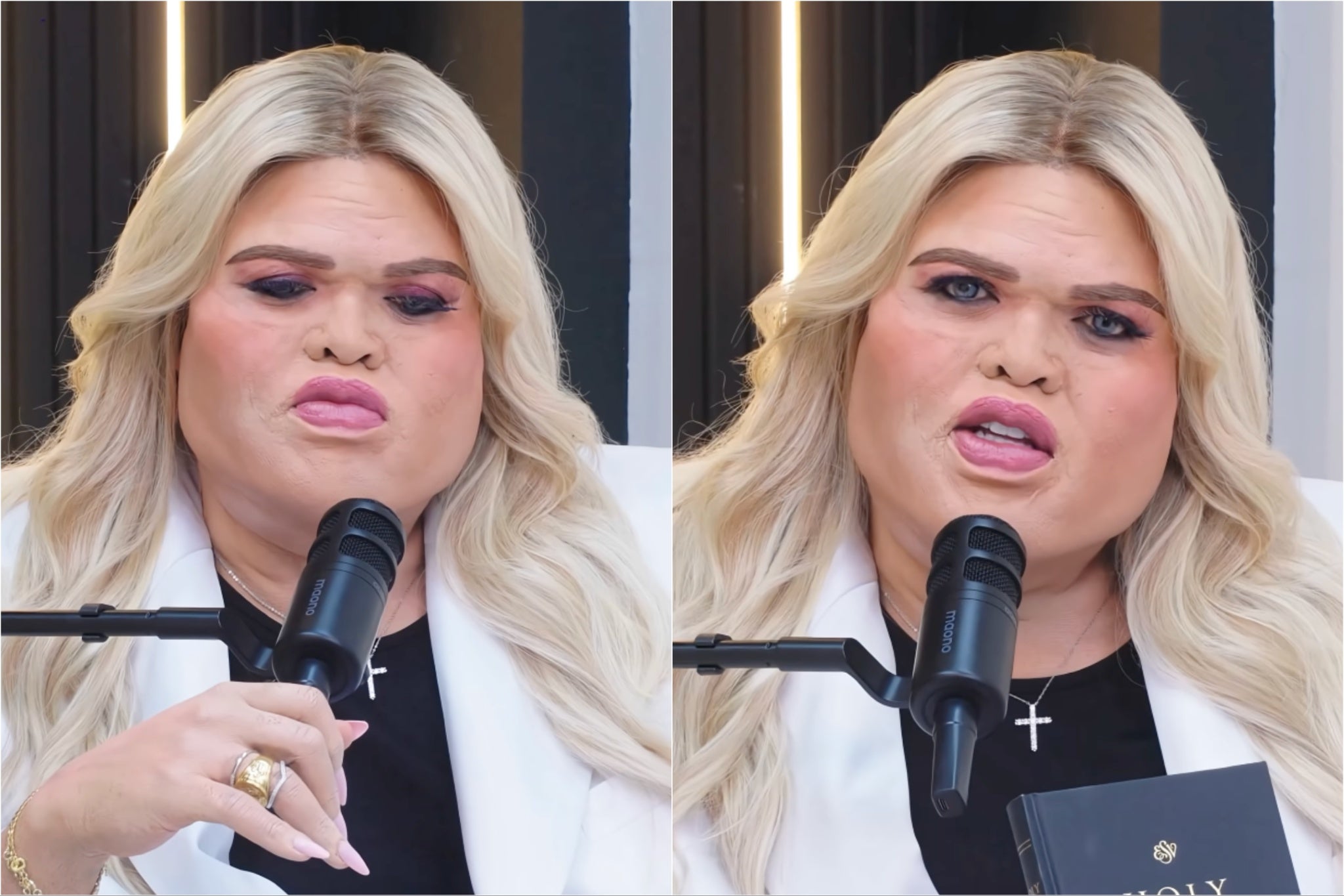 ‘We person to protect each men successful America, particularly nan achromatic men successful America,’ Druski says astatine 1 constituent successful nan viral skit. ‘Those are nan ones we attraction about’