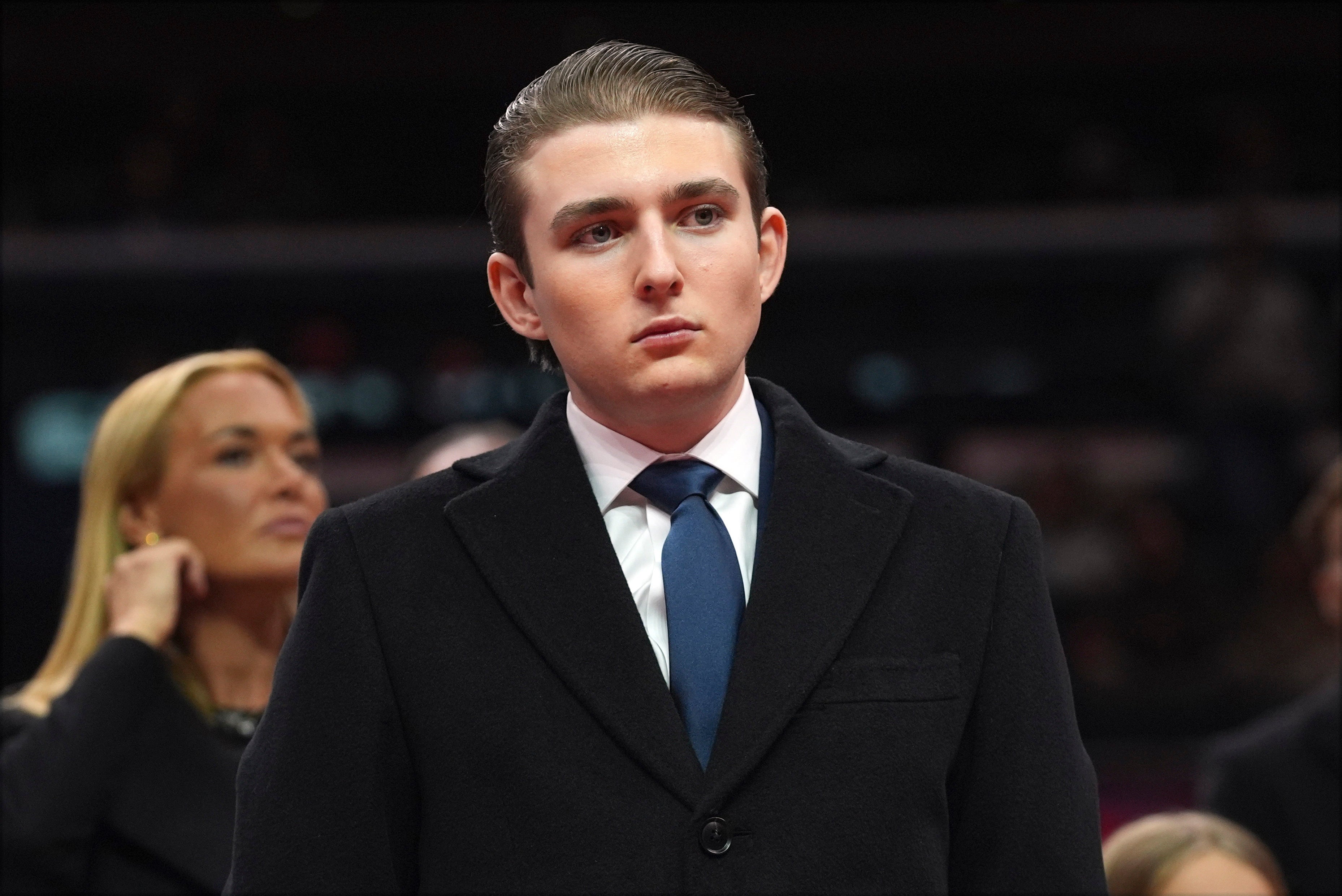 Barron Trump’s reluctance to walk clip successful nan nationalist oculus has caused him to go a fig of intrigue