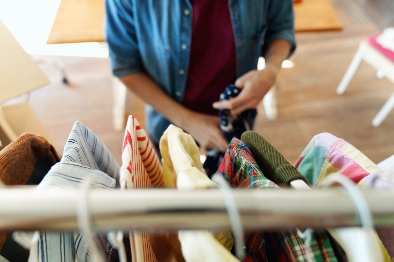 Bacteria and viruses can spread by just trying clothes on in a clothing store, experts say