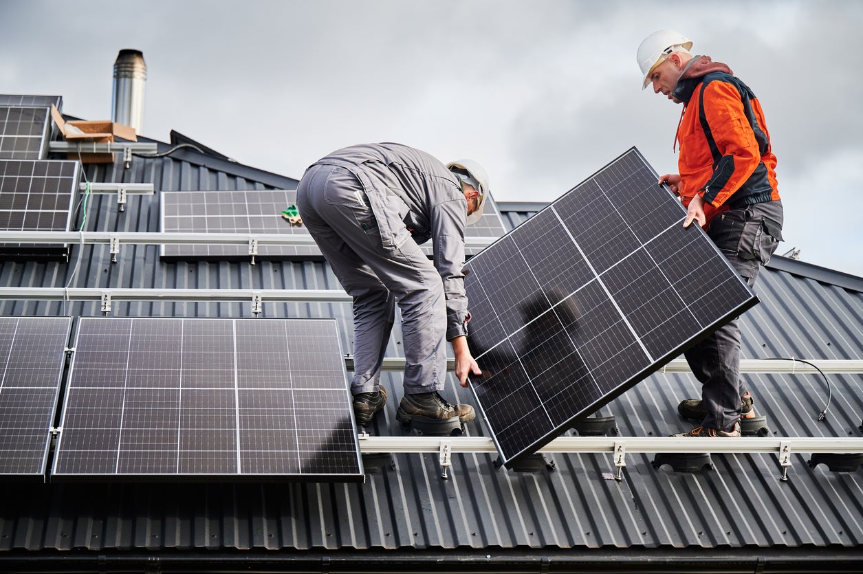 The big changes are solar (photovoltaic panels are more effective than solar thermal), a heat pump or, if you can do both, that will give you the greatest energy savings, says Bones