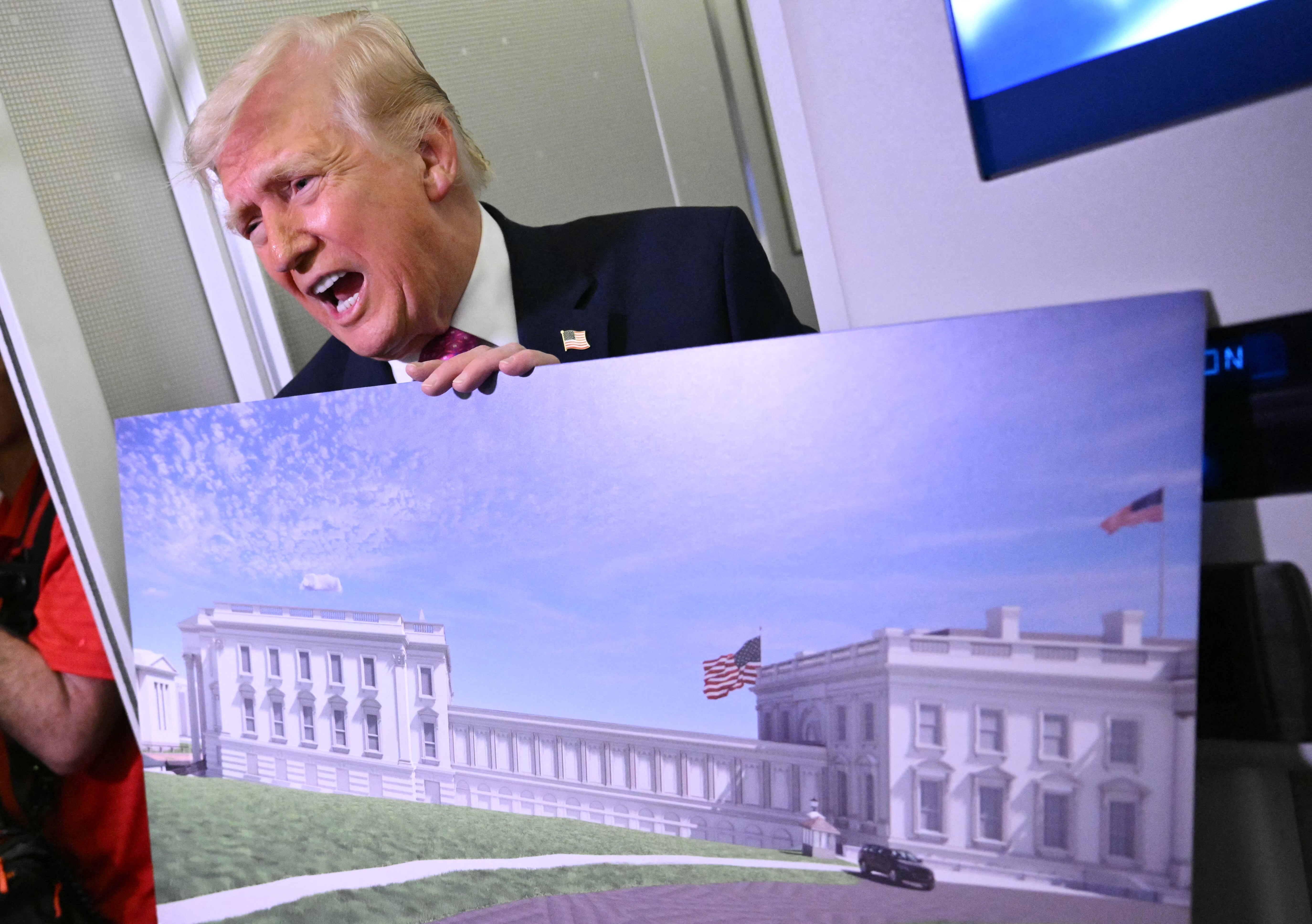 Trump wants $10B to fund construction and beautification projects in and around Washington DC