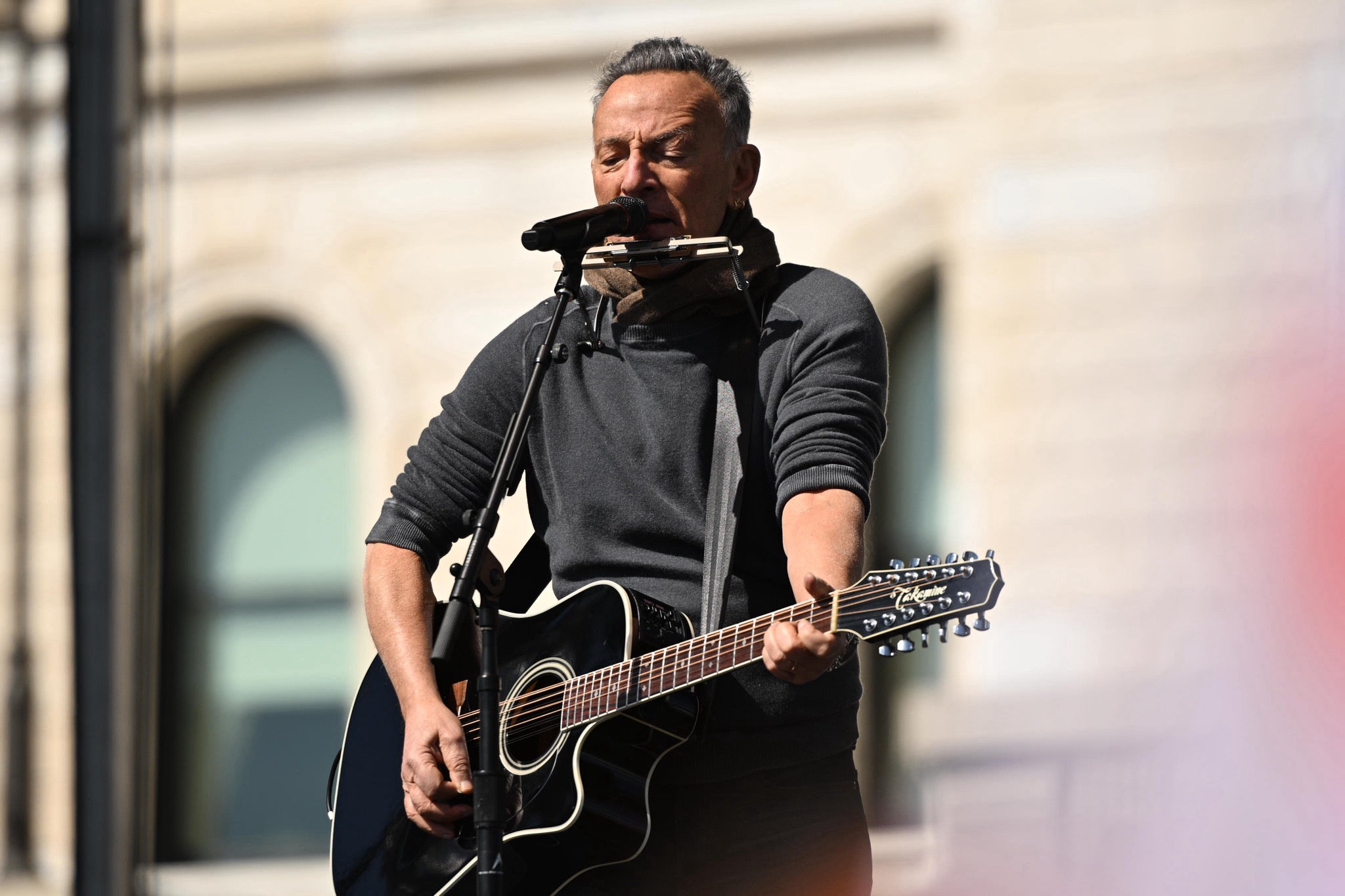 Bruce Springsteen performs during tthe 