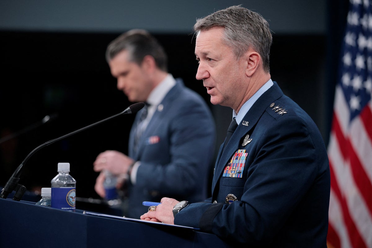 Trump’s top general promises ‘we always strike lawful targets’ after president threatens Iran’s water supply