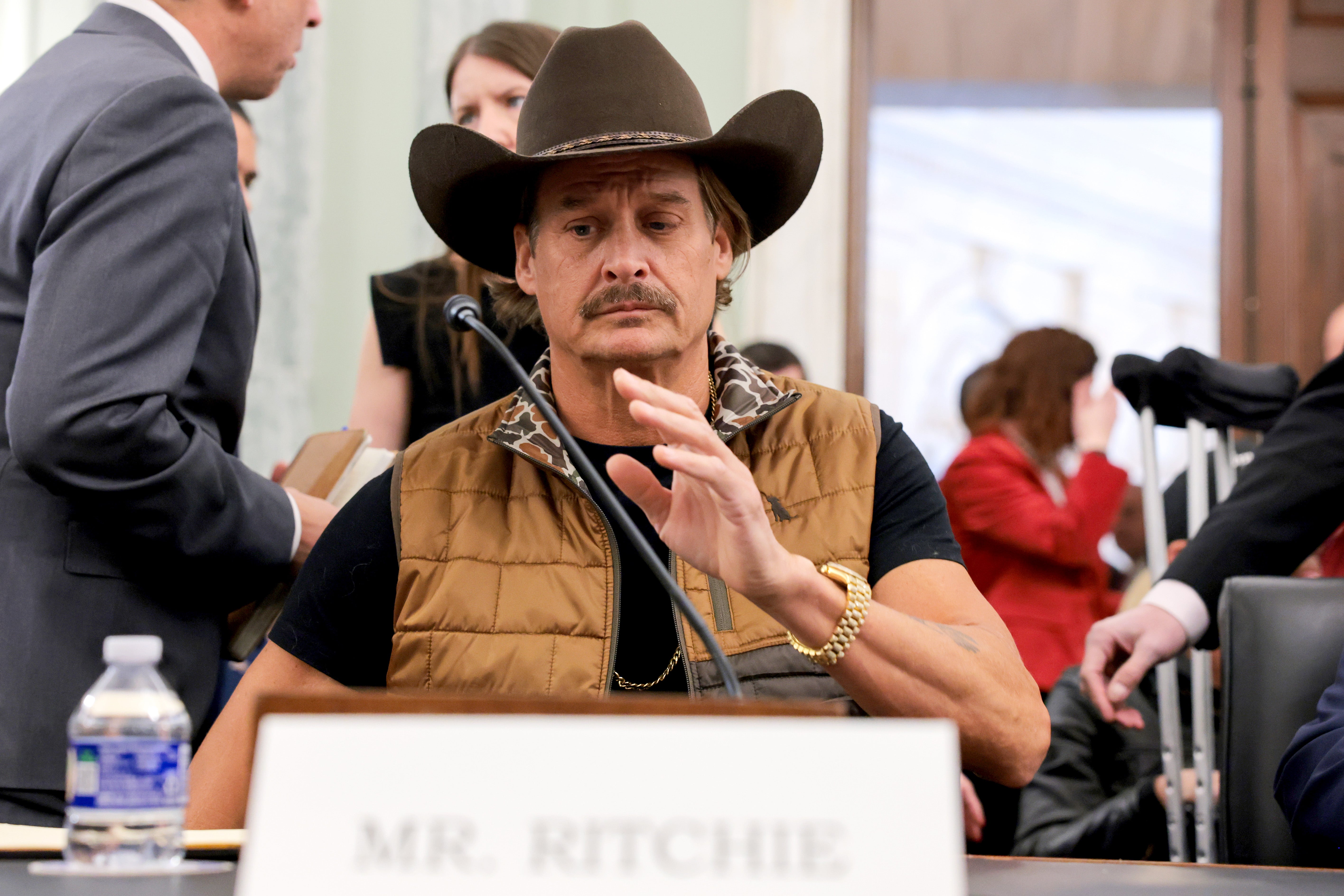 Kid Rock has been a longtime protagonist of President Donald Trump and has go a favourite among nan MAGA crowd