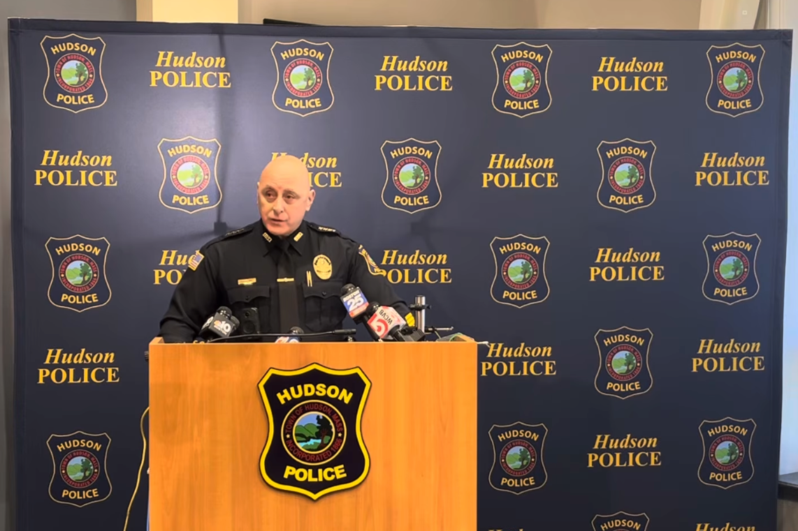 Officers located Devin Dube allegedly hiding in a van at a nearby property after the attacks, according to Hudson Police Chief Richard DiPersio