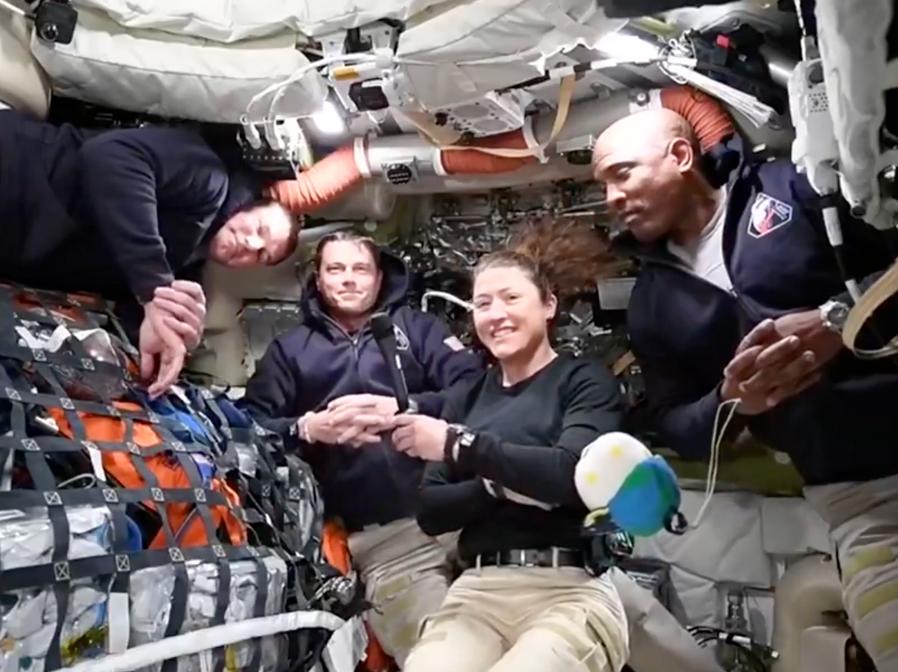 The four astronauts on the Artemis II mission spent the first 25 hours of the flight circling the Earth after the launch from Cape Canaveral in Florida on Wednesday evening