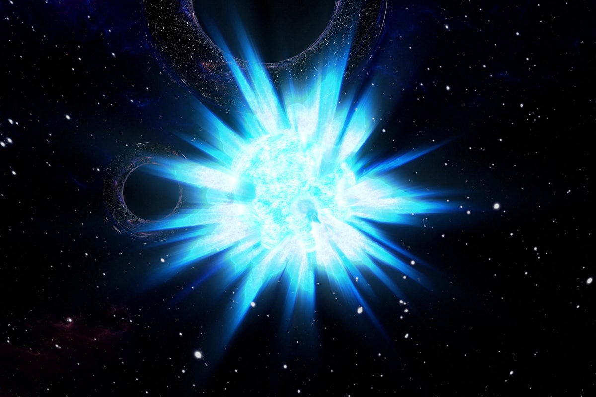 Scientists find evidence for gargantuan explosions involving the largest stars in the universe