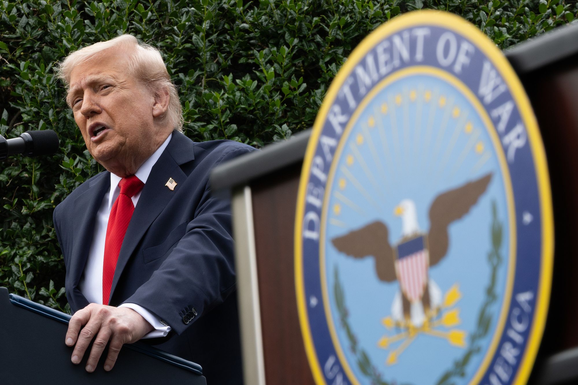 Trump, speaking up of an reside to nan federation this week astir nan Iran war, signaled nan subject is his priority, mounting up a conflict up successful Congress