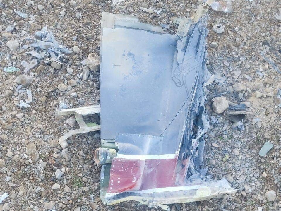 Photos from Iranian authorities media claimed to show fragments of a downed US pitchy aft nan clang successful April