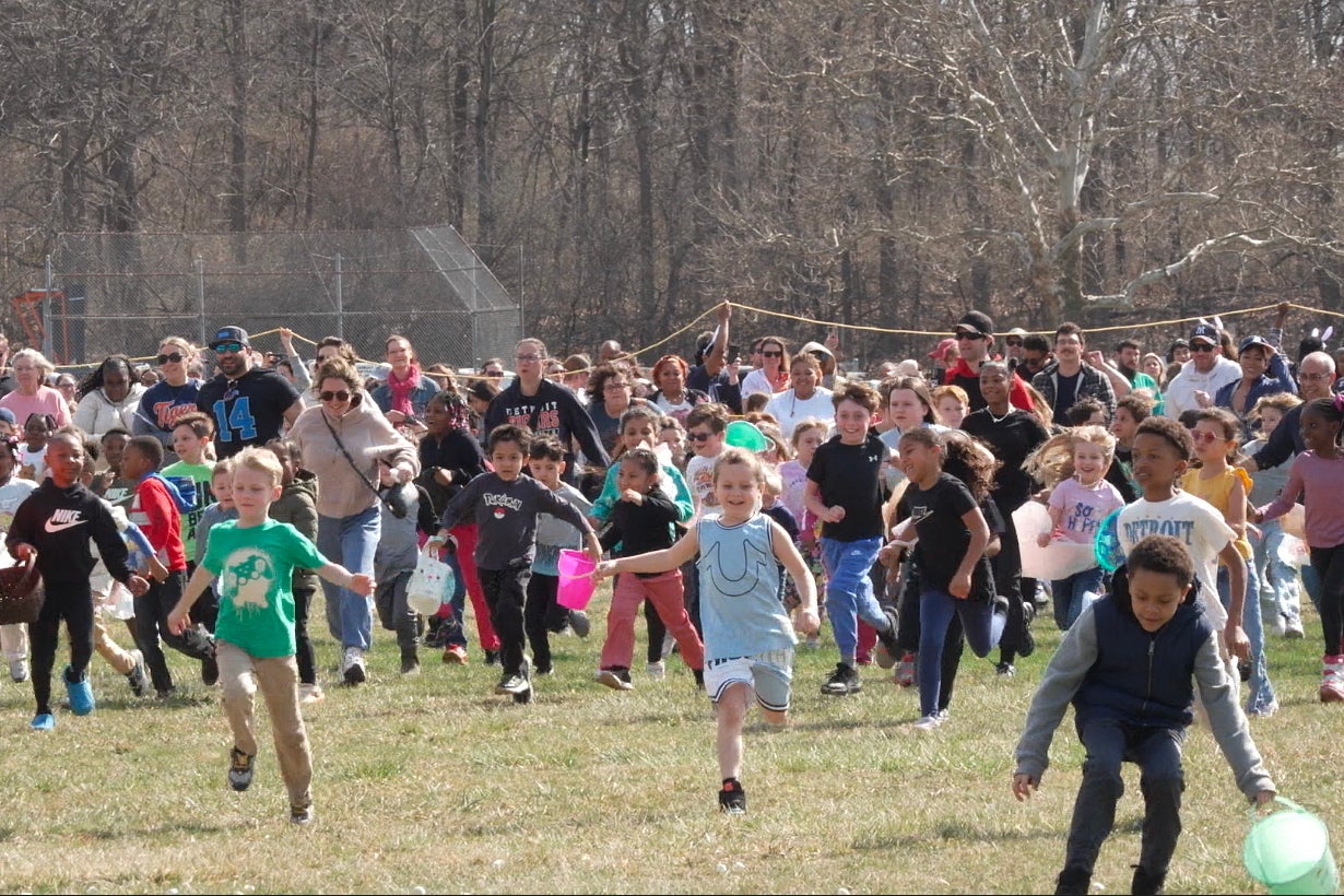 The yearly Marshmallow Drop, hosted by Wayne County Parks, took spot 2 hours isolated successful Trenton