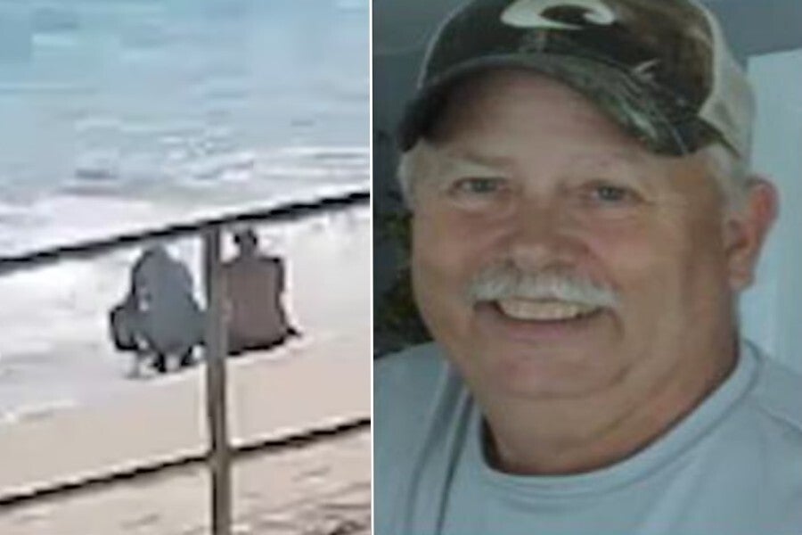 Florida woman runs into ocean to save struggling swimmer - only to learn he’s a double murder suspect