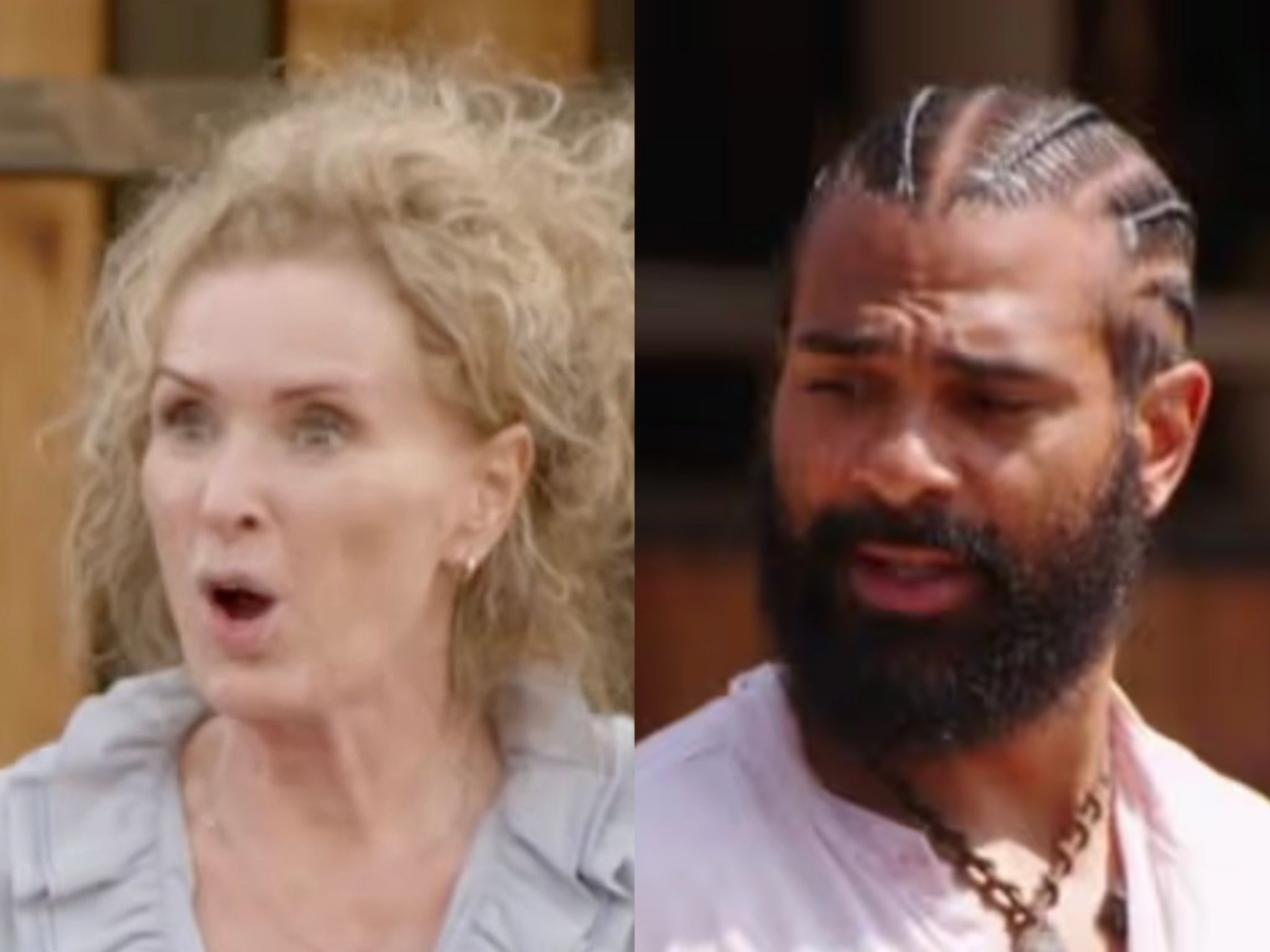 Beverley Callard and David Haye didn’t get off to a good start in the jungle