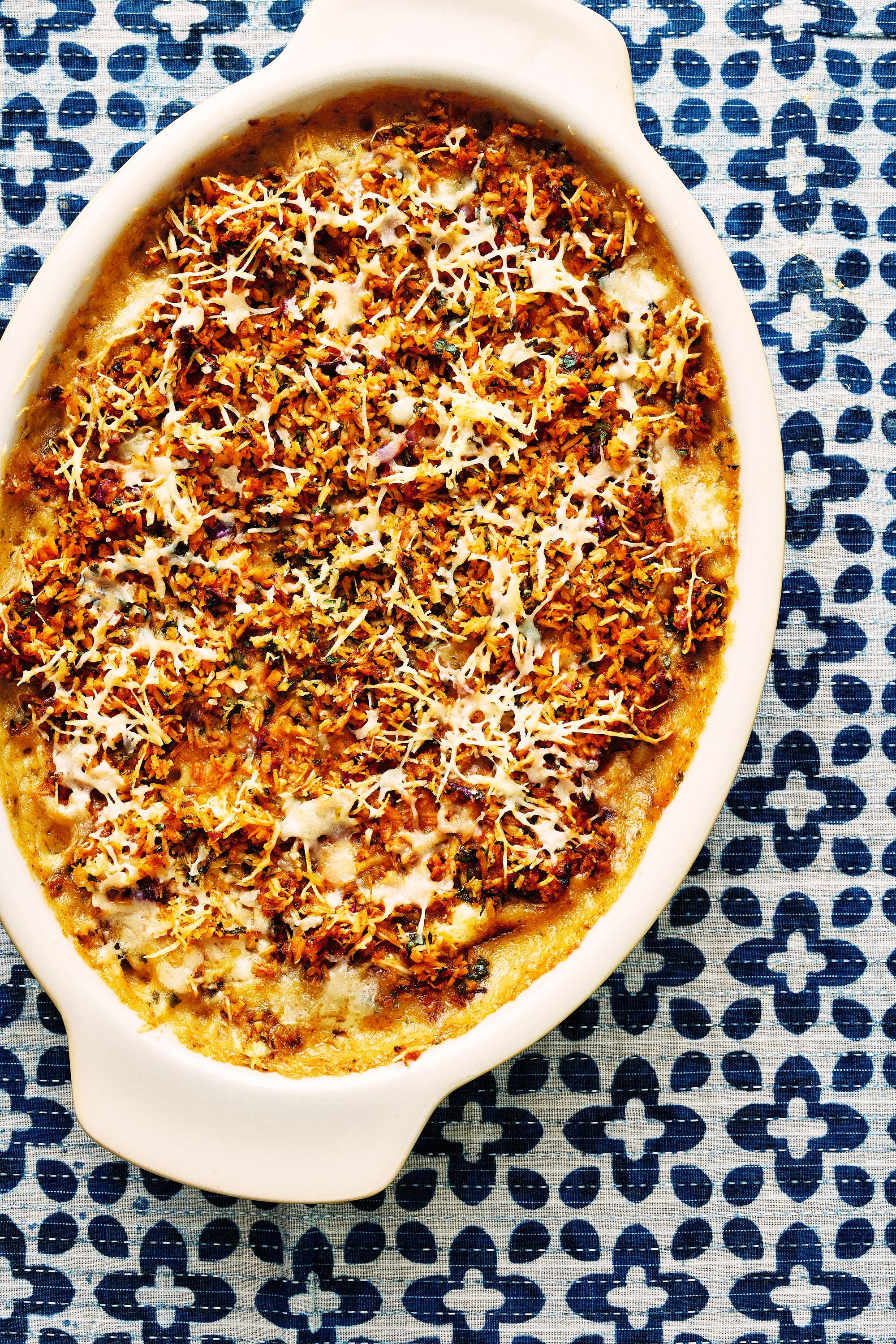 Sambal mac and cheese is comfort food dialled up with Tamil Sri Lankan heat and depth