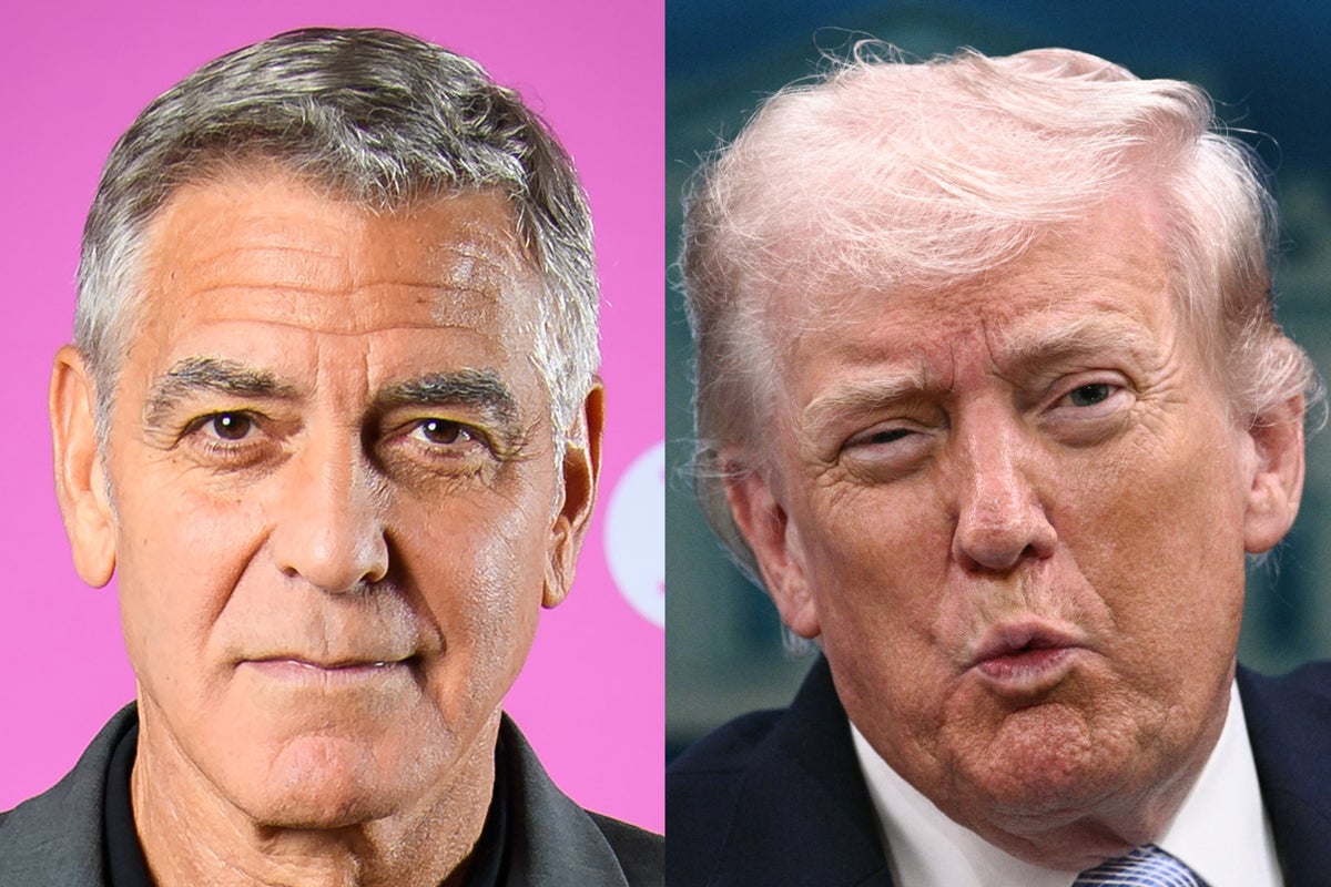 Trump slammed by George Clooney for threat to wipe out Iran: 'That's a war crime'