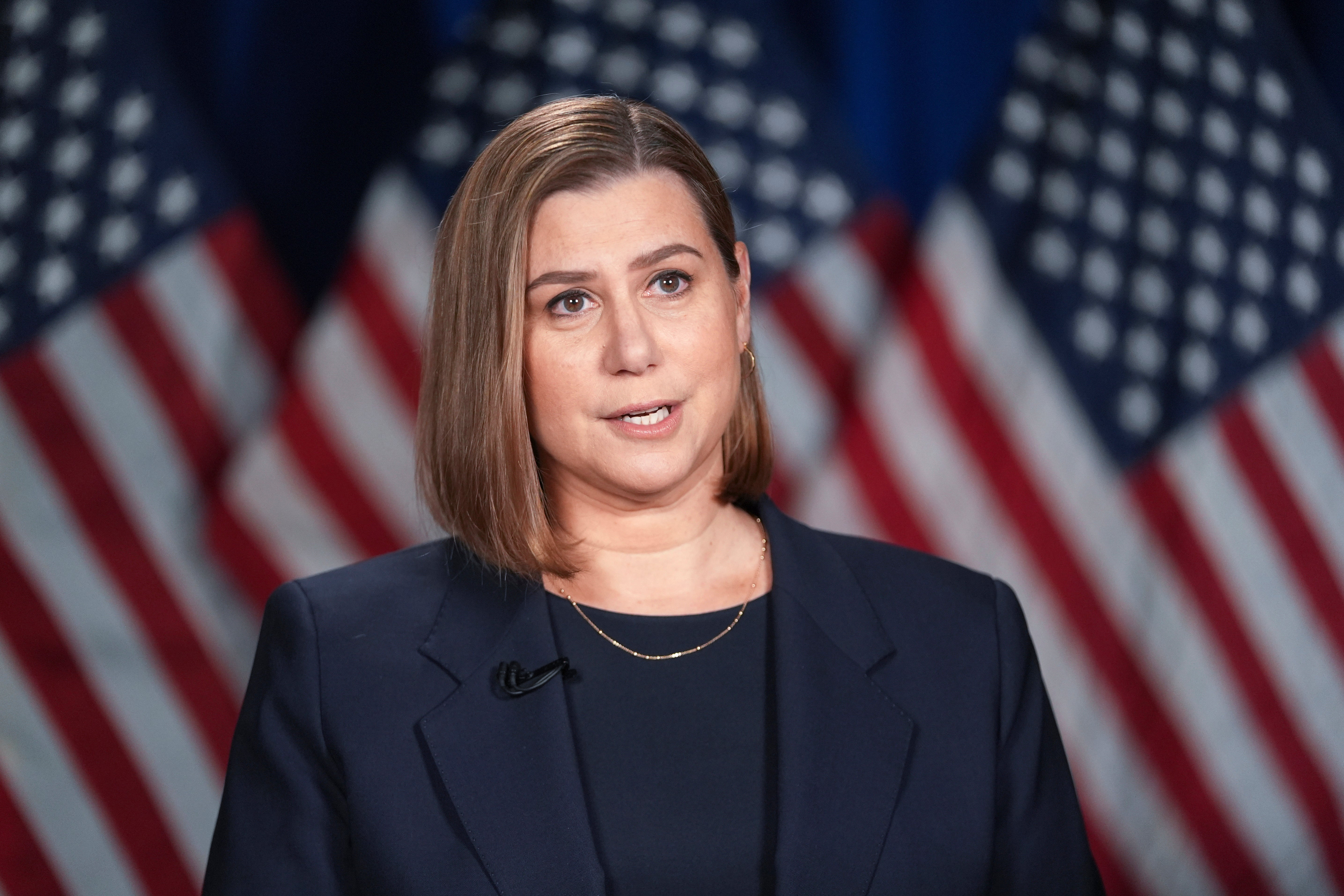 Senator Elissa Slotkin, a Michigan Democrat astatine nan halfway of a video urging American work members to garbage 'illegal orders' to nan dismay of President Donald Trump, has said she’d see moving for president successful 2028
