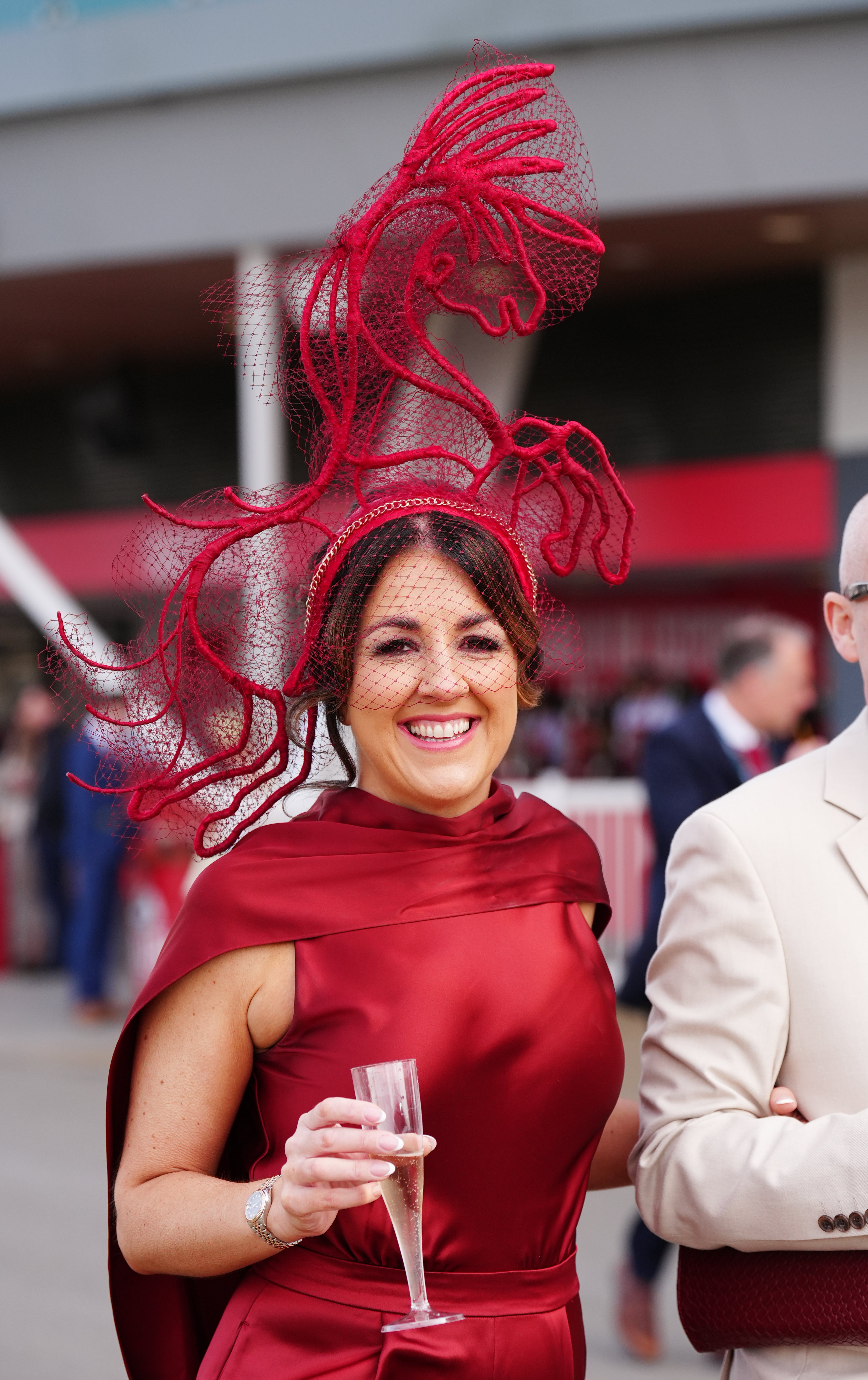 Milliner Steph Corlett (Owen Humphreys/PA)
