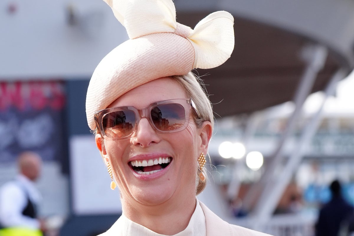 Zara Tindall among punters donning extravagant hats for Ladies Day at Aintree Zara Tindall among punters donning extravagant hats for Ladies Day at Aintree