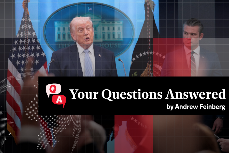 Your Trump questions answered by our White House correspondent – from Iran to inside the press pool