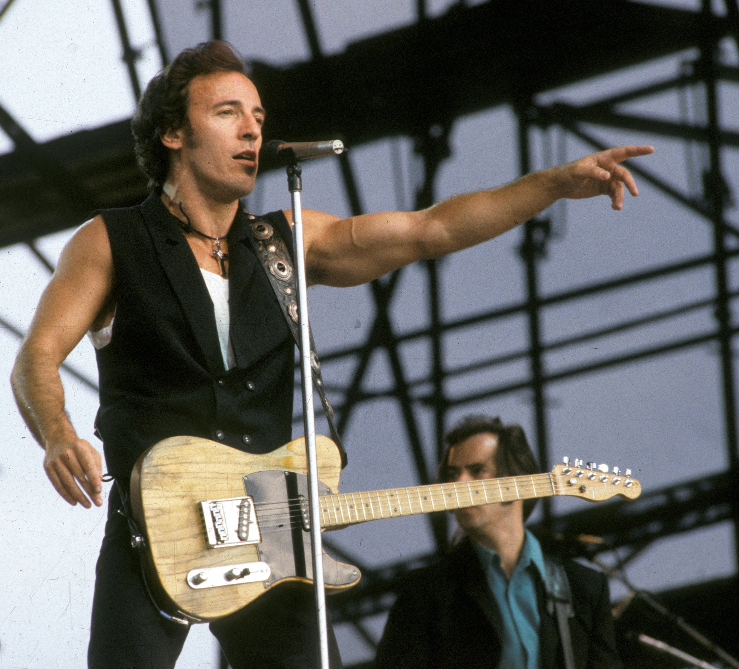 In July 1988, Springsteen played to some 300,000 East Germans thirsting for freedom, a spectacle some argue may have had a hand in the Berlin Wall falling a year later