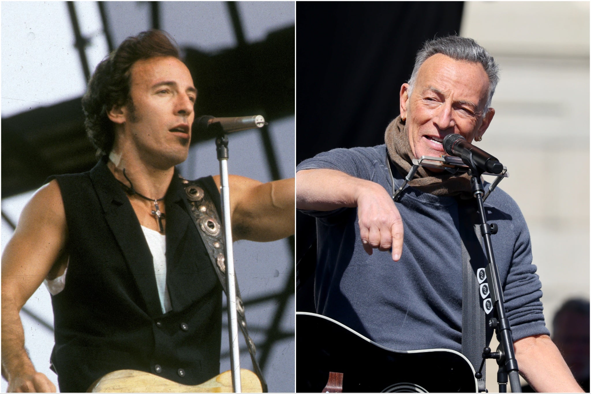 <p>Bruce Springsteen has a long history of outspoken political activism, on and off stage</p>