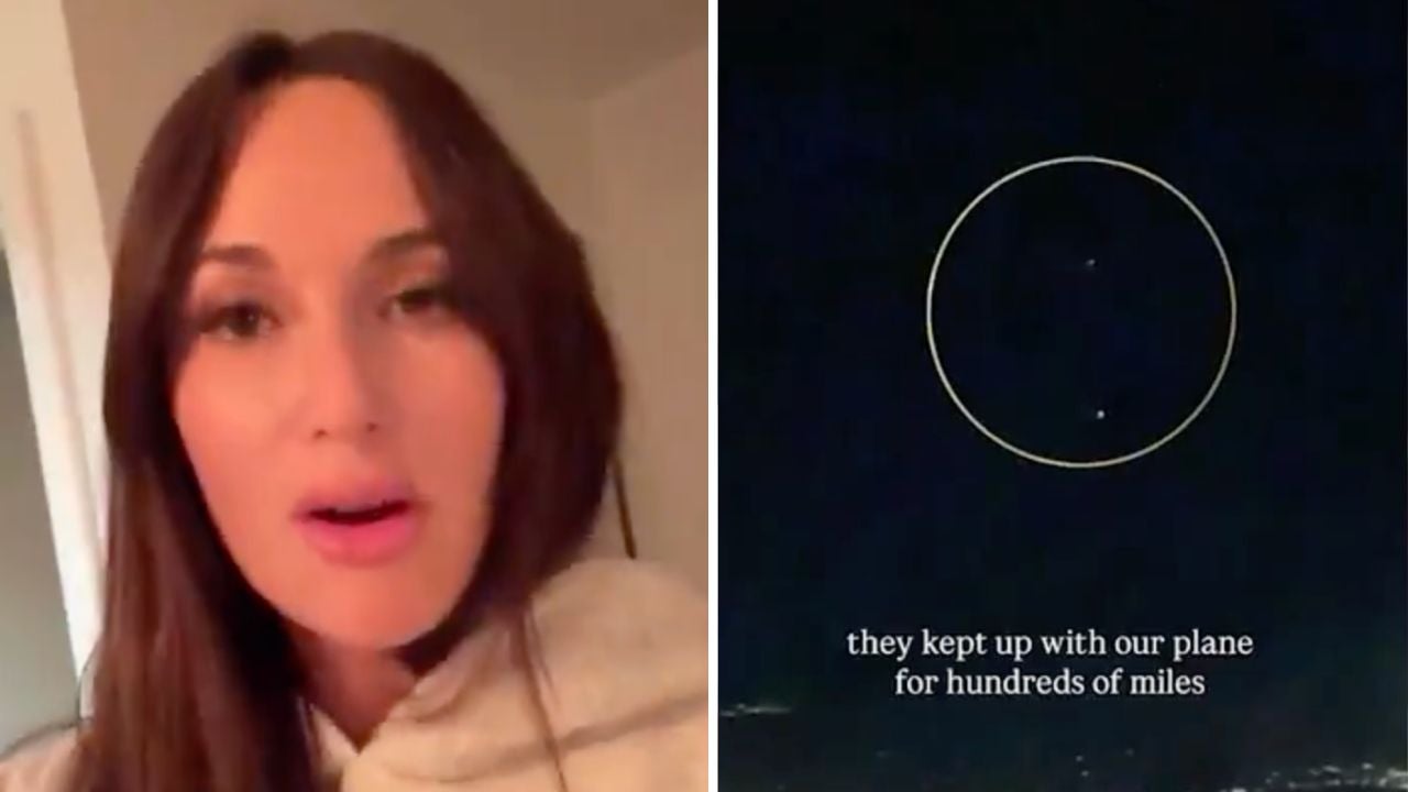Kacey Musgraves filmde UFO's na haar vlucht naar Nashville eerder deze week