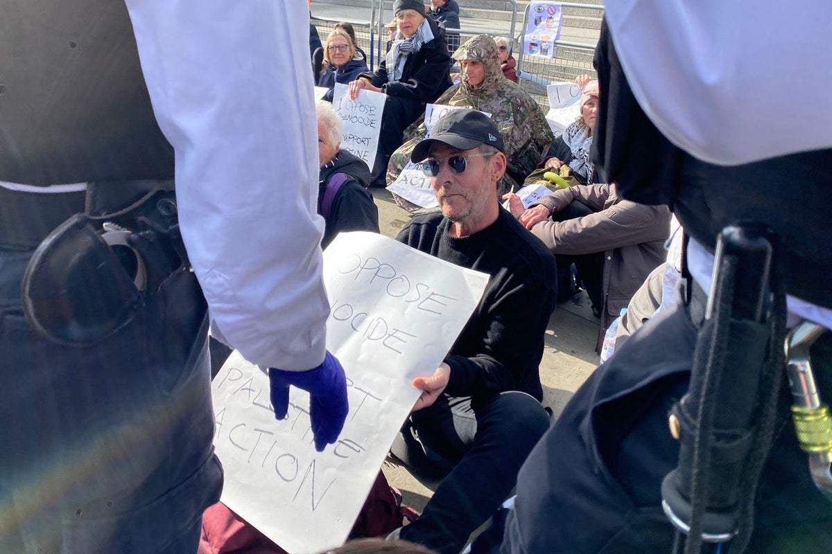 Massive Attack musician Robert Del Naja arrested at Palestine Action protest