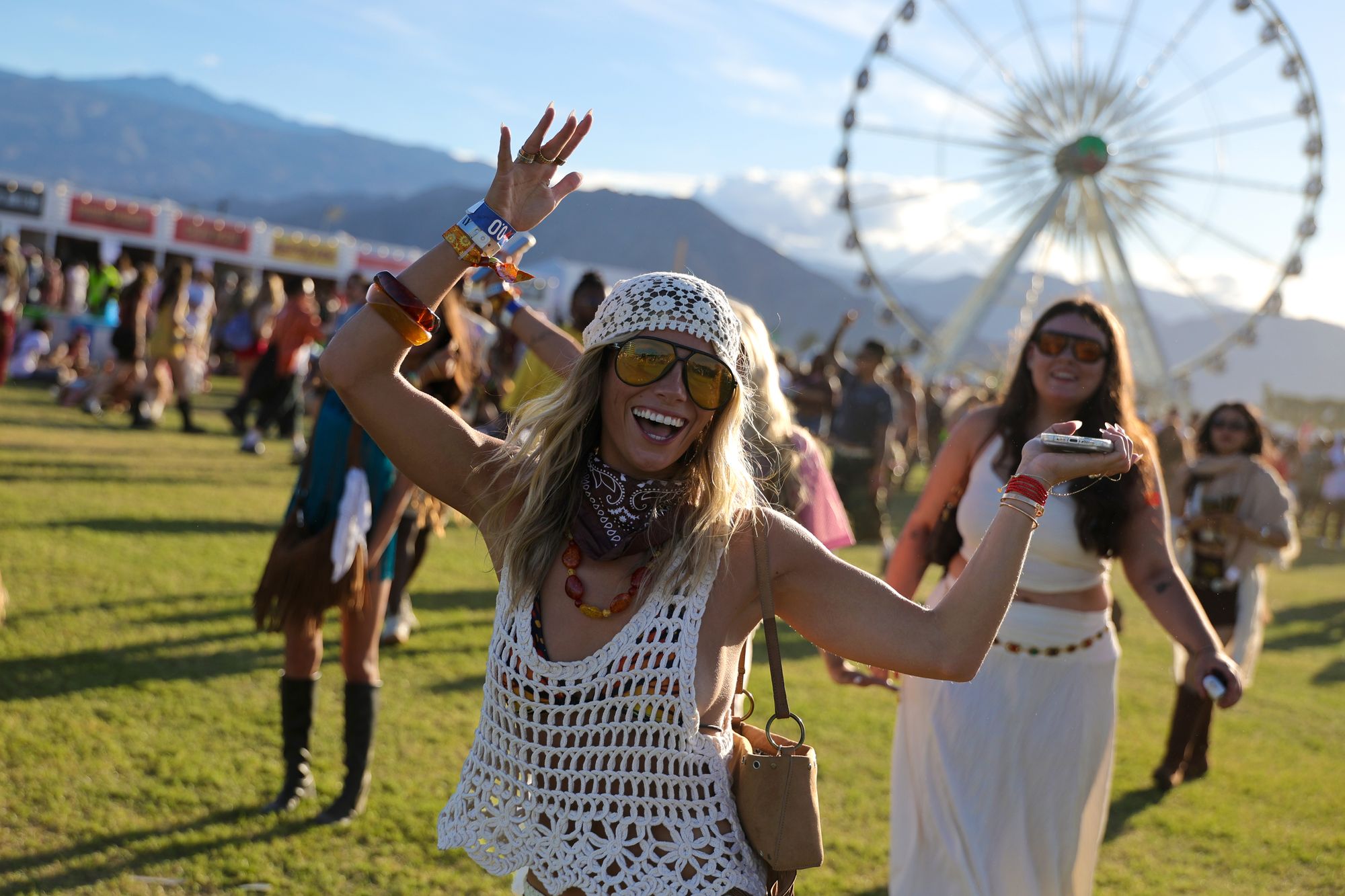 Coachella is set in the desert of Indio, California, which is known to face severe wind and dust